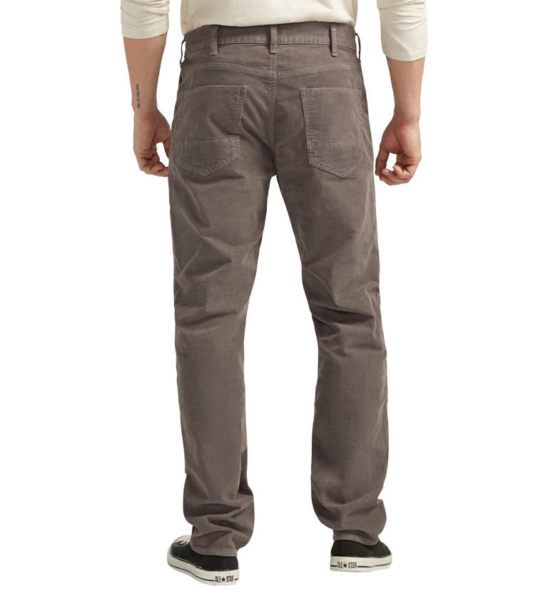 Corduroy Pants Graphite Silver Jeans Co. Style M63915CCC649