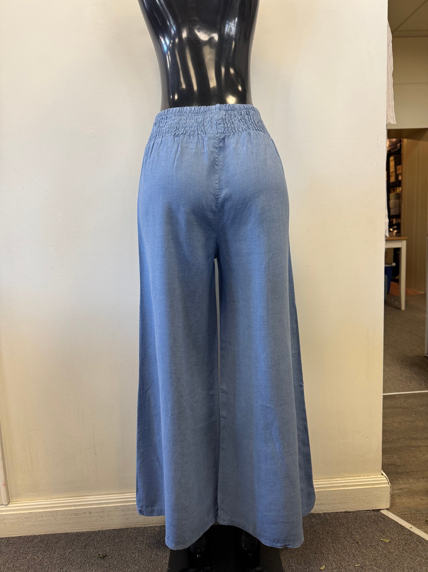 Linen Blend Pants 623 - Bella Amore