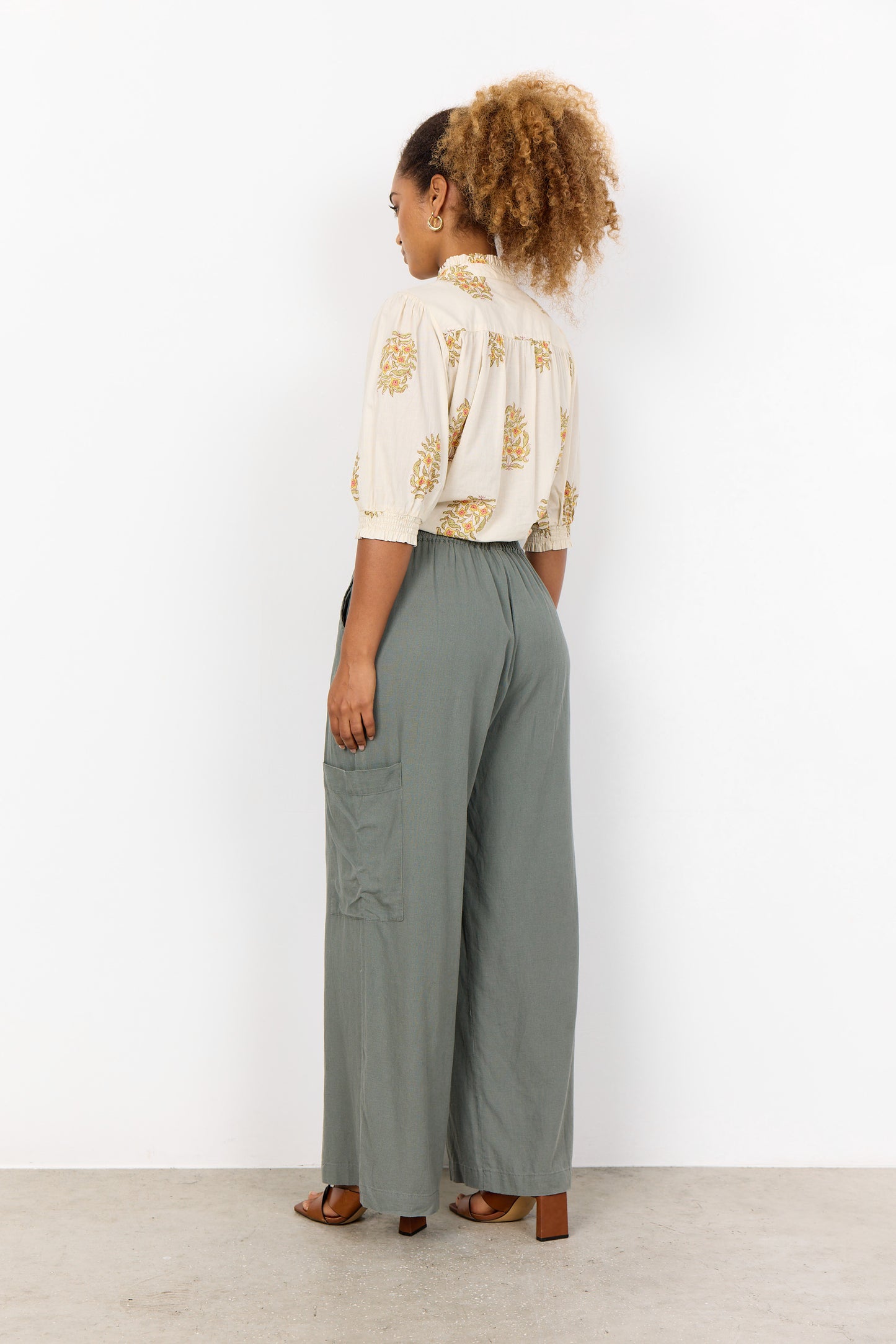 Linen Blend Pant Ina 64-C 41024-40 - Soya Concept