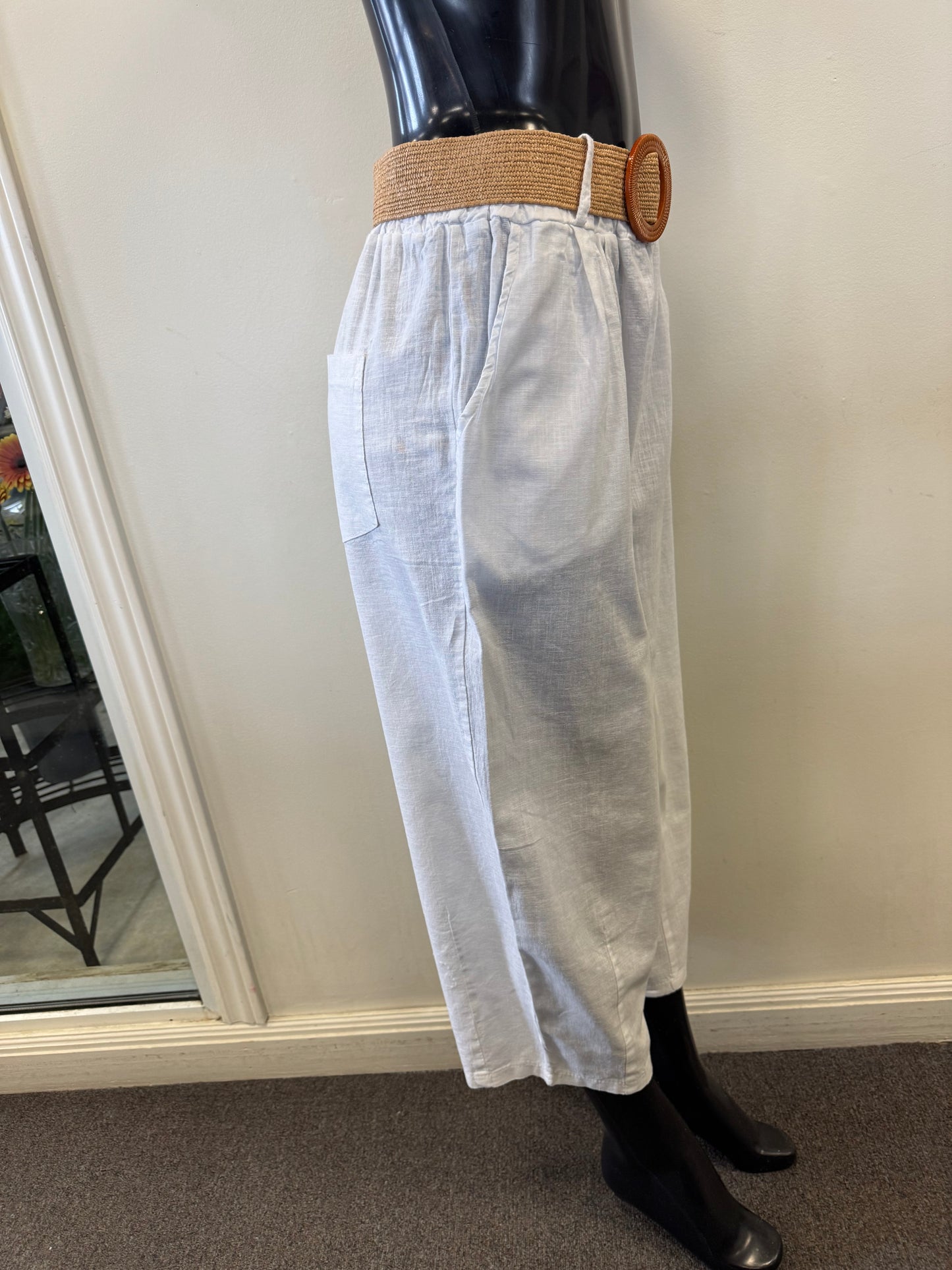 Pants with Belt LX38430 - Pablo Tricot
