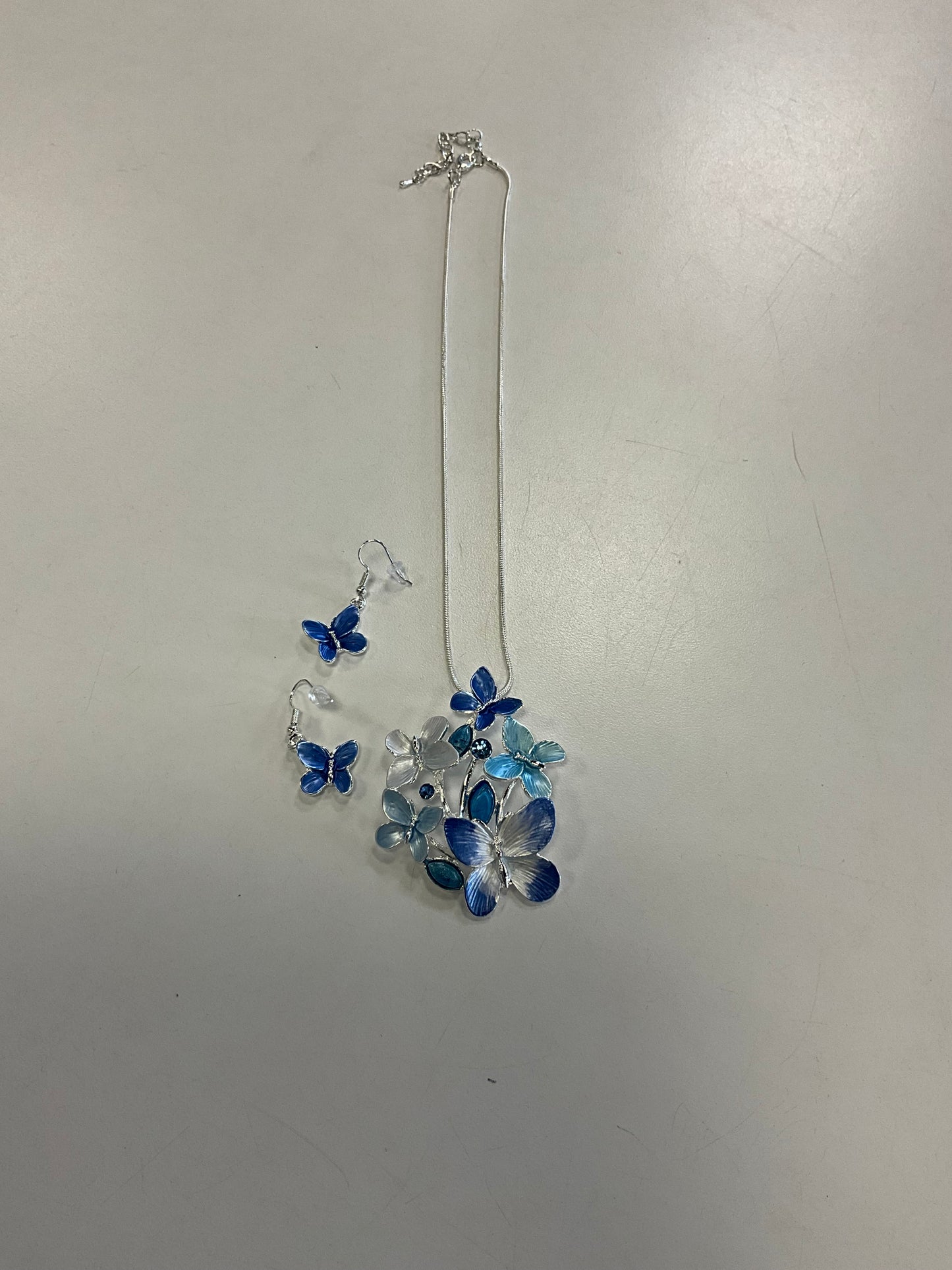 Nicole 41 BLU Necklace & Earring Set - Elise Accessories