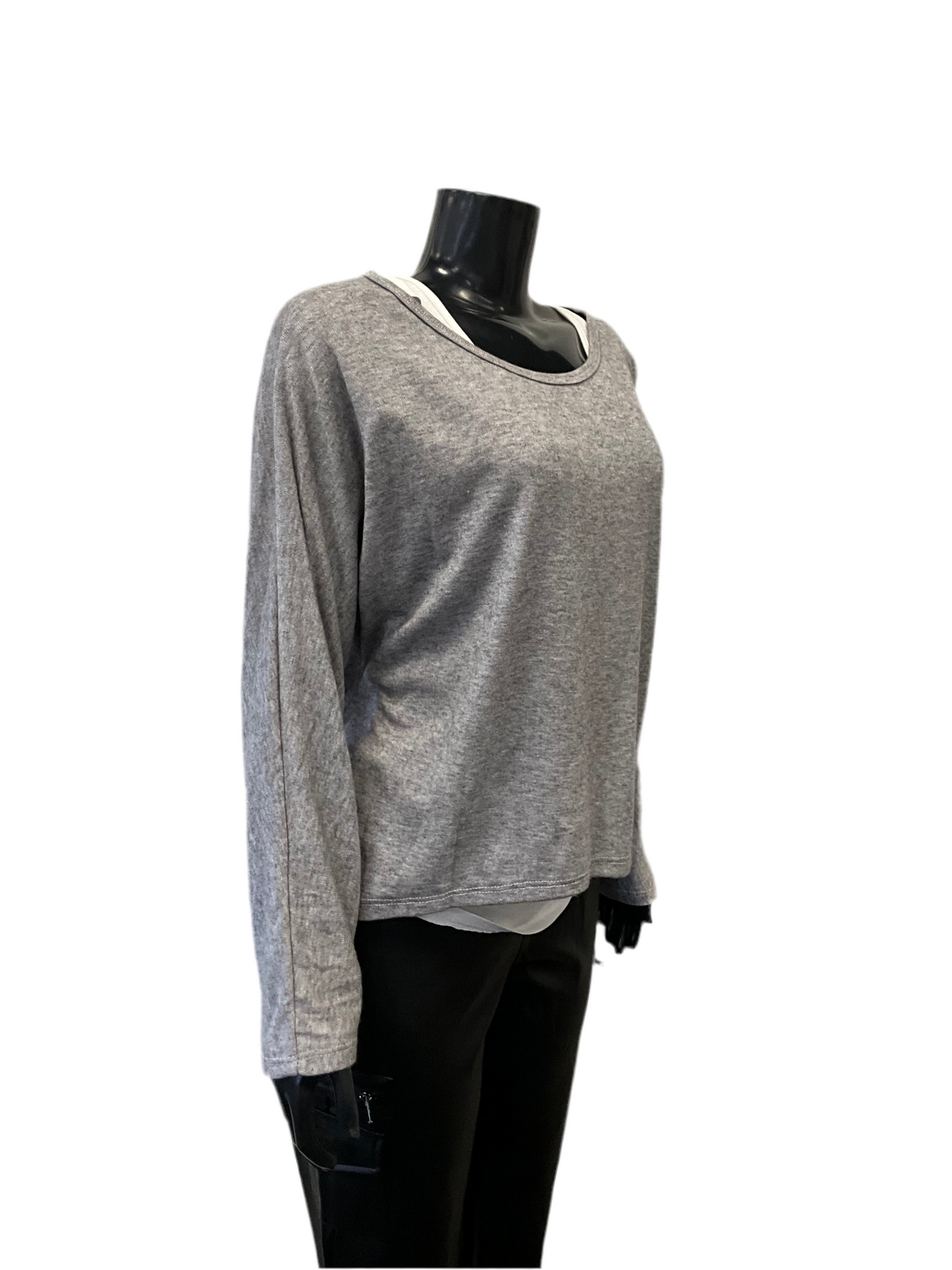 Top with Tank Top Grey - Eternelle