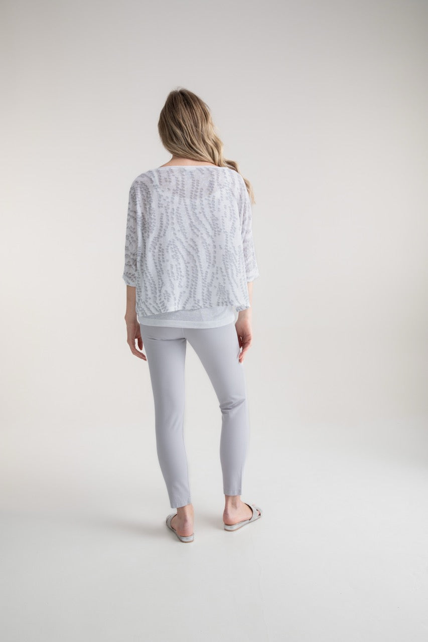 Top with tank top 7850 MARBLE