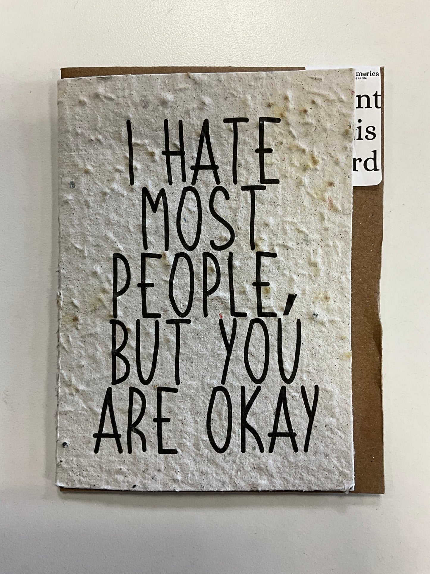 Greeting Card Seeded Memories
