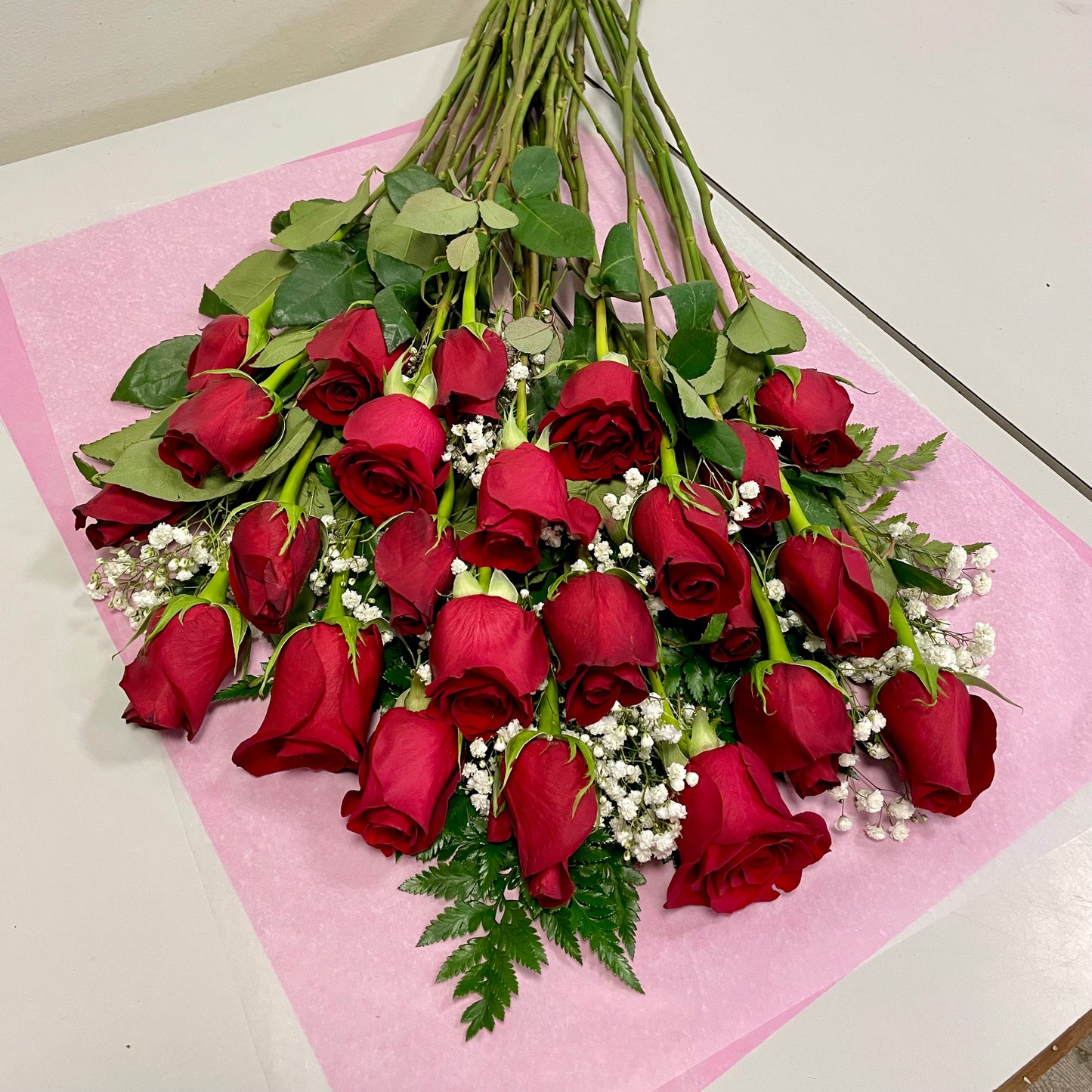 2 Dozen Red Roses Freshcut