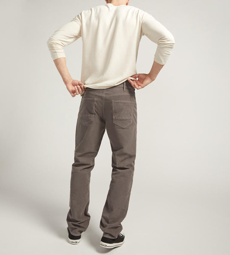 Corduroy Pants Graphite Silver Jeans Co. Style M63915CCC649