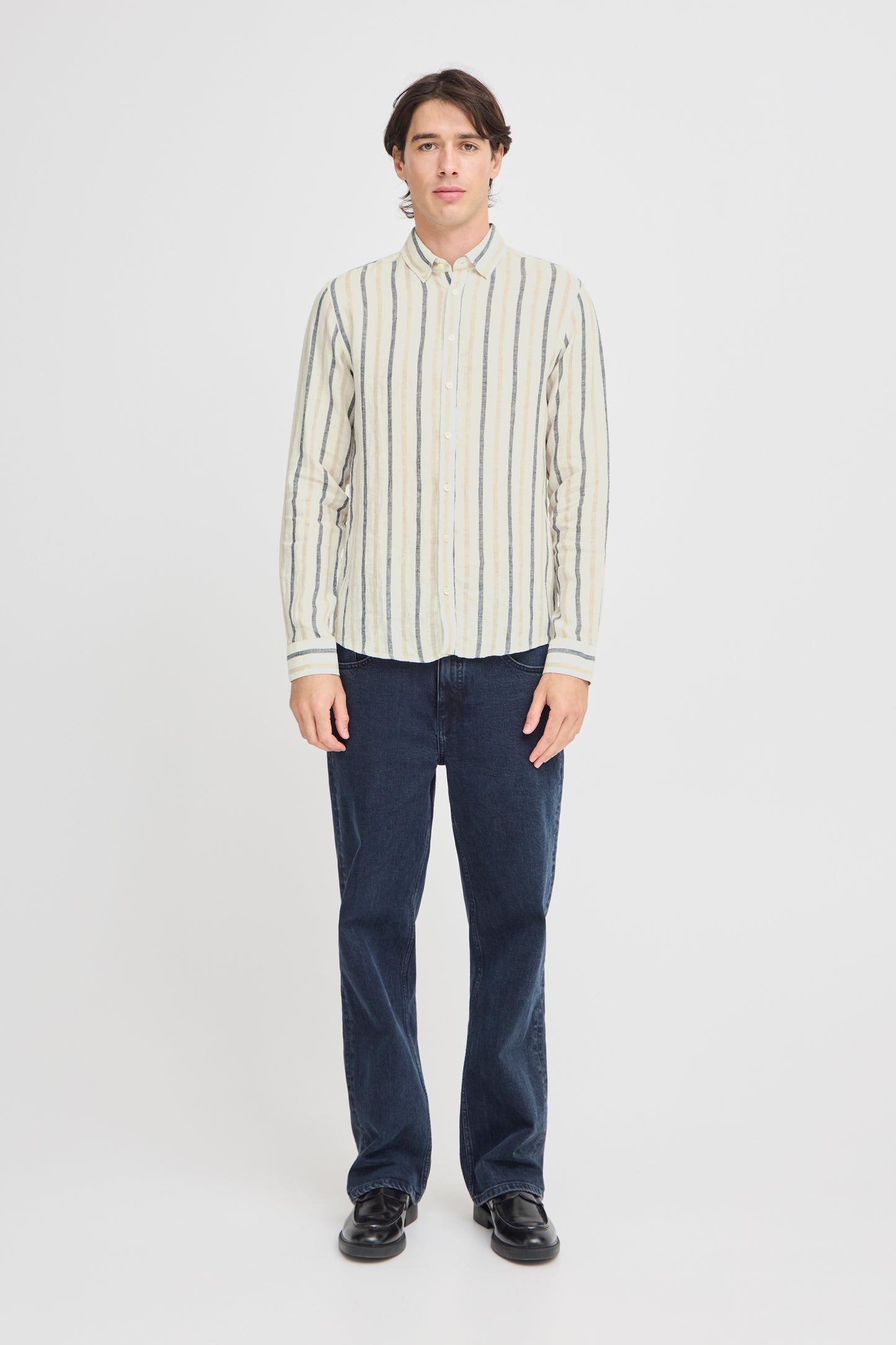 Button Linen Cotton Shirt 20505463 - CASUAL FRIDAYS