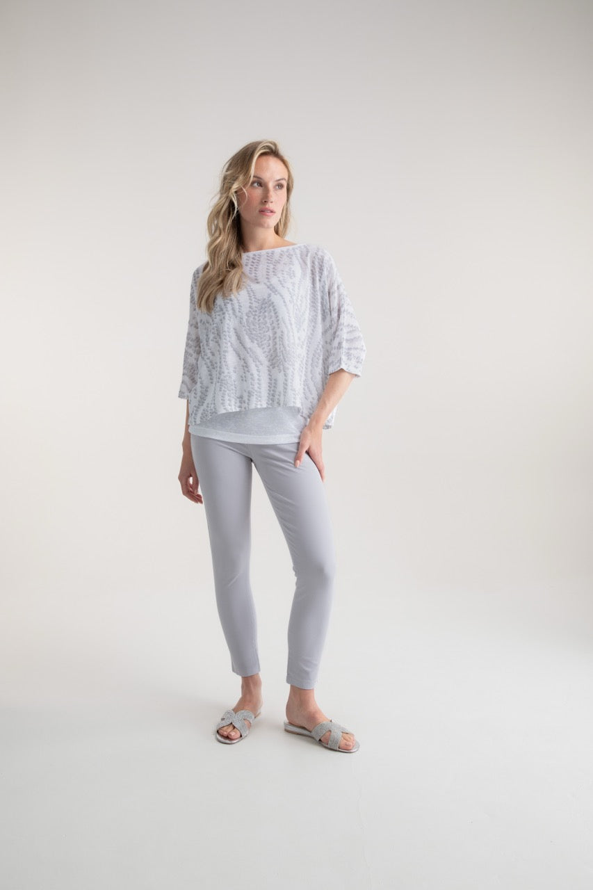 Top with tank top 7850 MARBLE