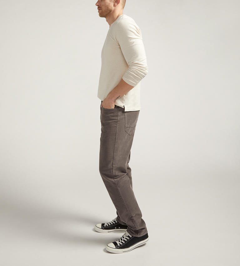 Corduroy Pants Graphite Silver Jeans Co. Style M63915CCC649