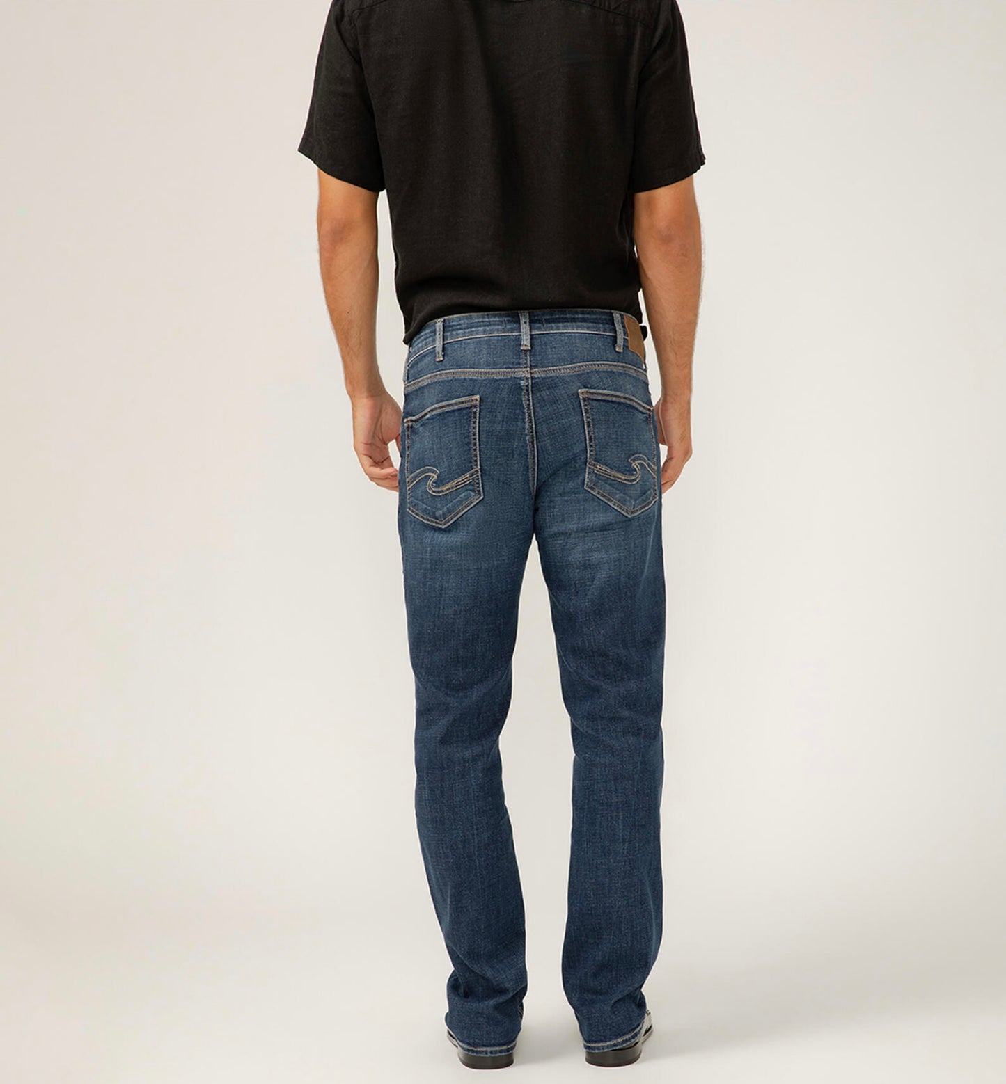 Grayson Classic Fit Straight Leg Jeans Indigo M234225FCS389 Silver Jeans
