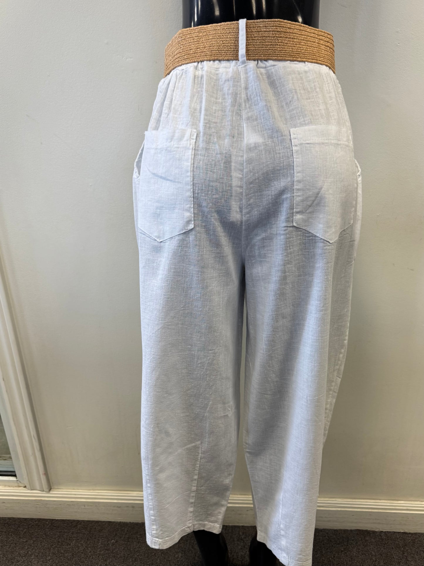 Pants with Belt LX38430 - Pablo Tricot