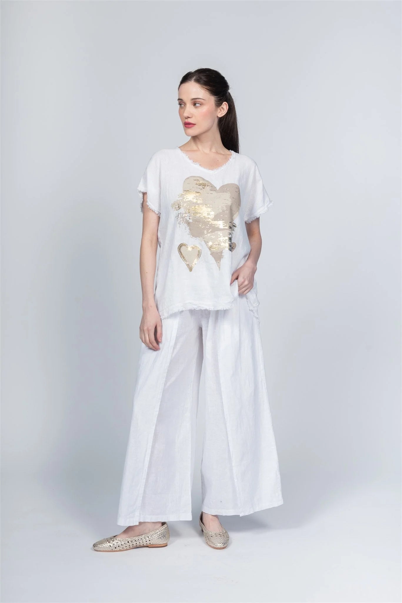 Linen Blend T-shirt MCK2502B/A - Pablo Tricot