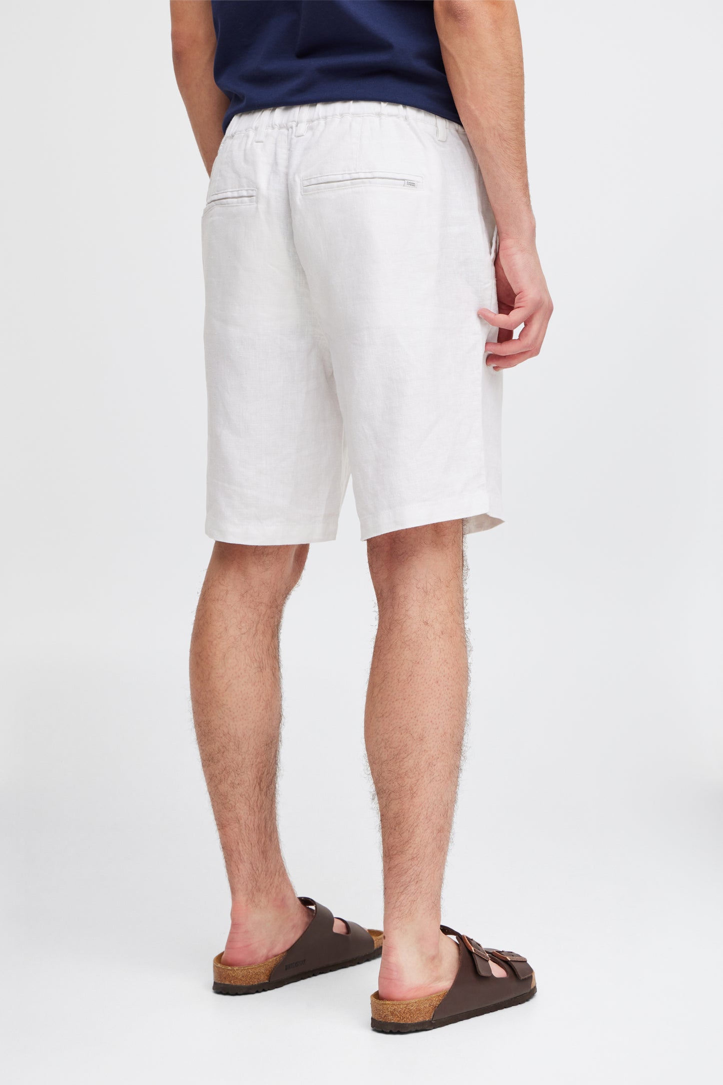 Linen Shorts White 20505166 - CASUAL FRIDAYS