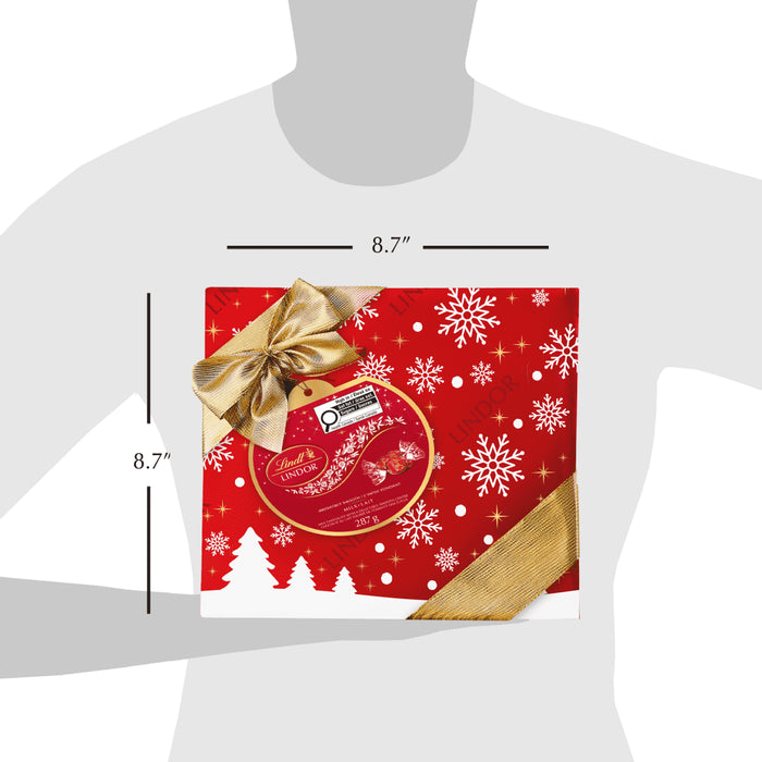 Lindt LINDOR Milk Chocolate Truffles Gift Box, 287g