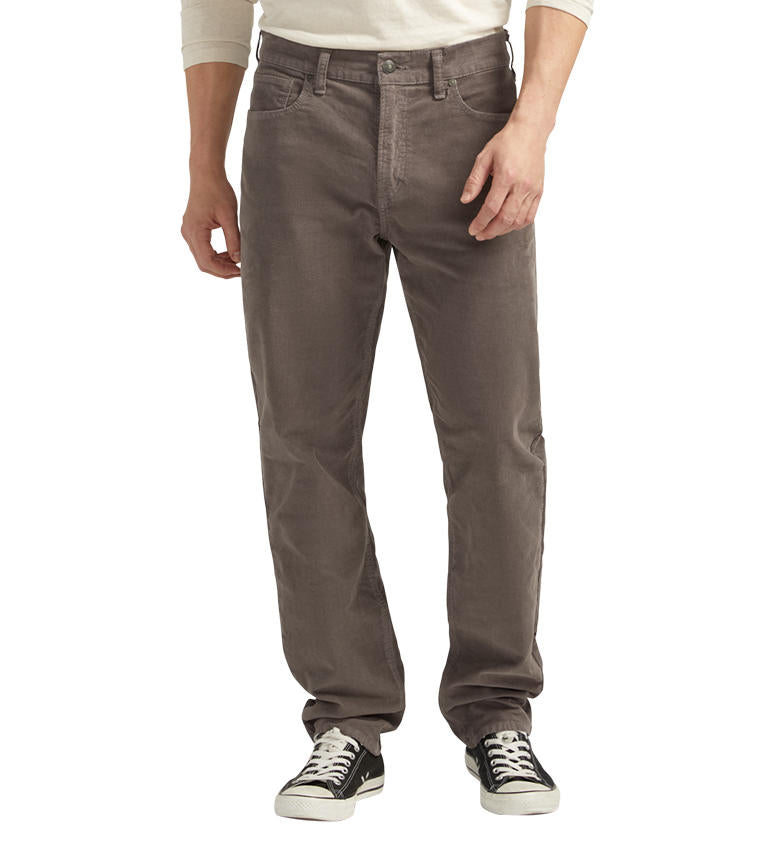 Corduroy Pants Graphite Silver Jeans Co. Style M63915CCC649