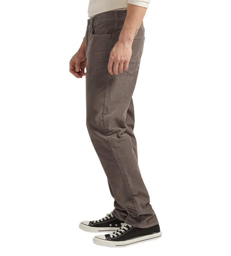 Corduroy Pants Graphite Silver Jeans Co. Style M63915CCC649