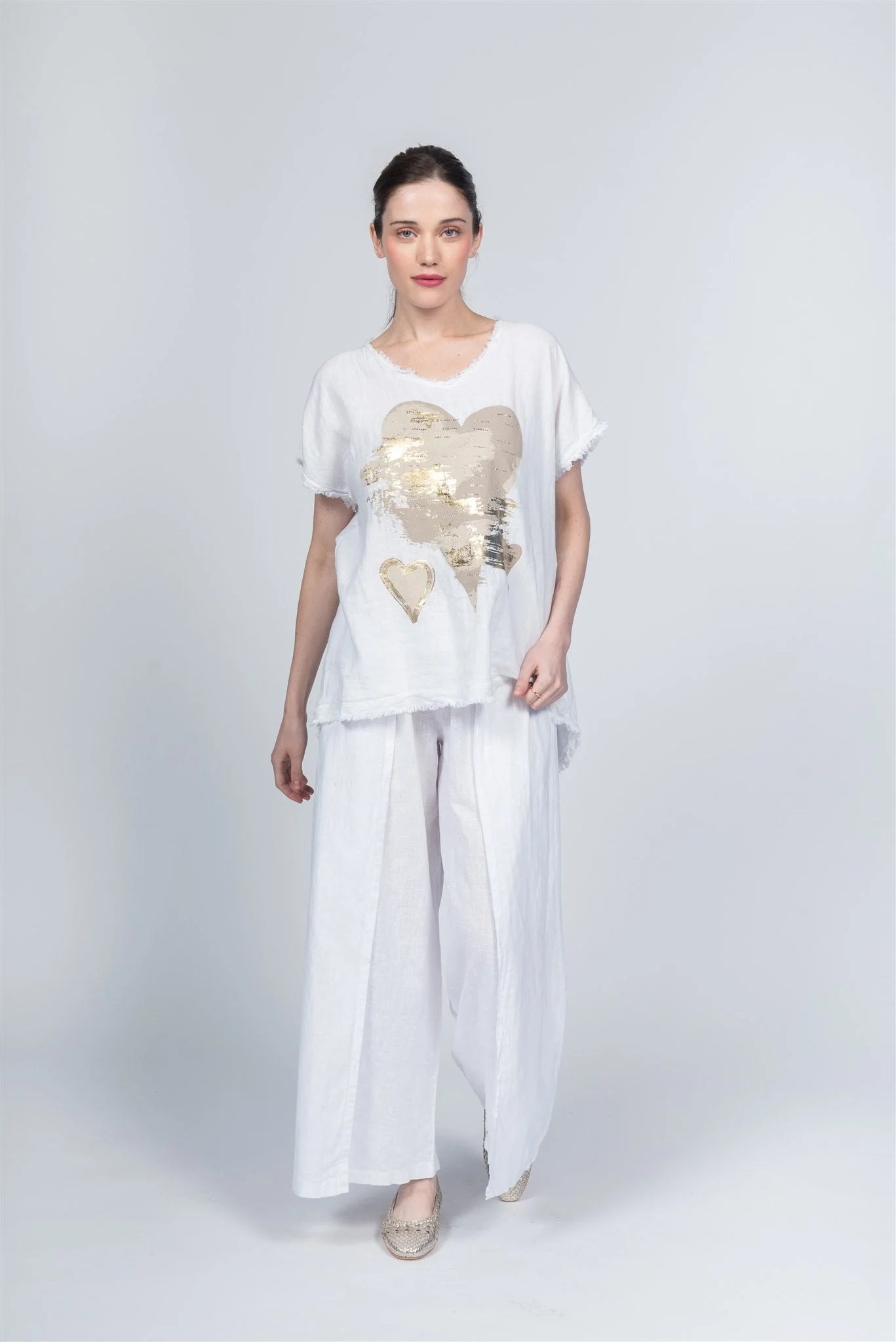 Linen Blend T-shirt MCK2502B/A - Pablo Tricot