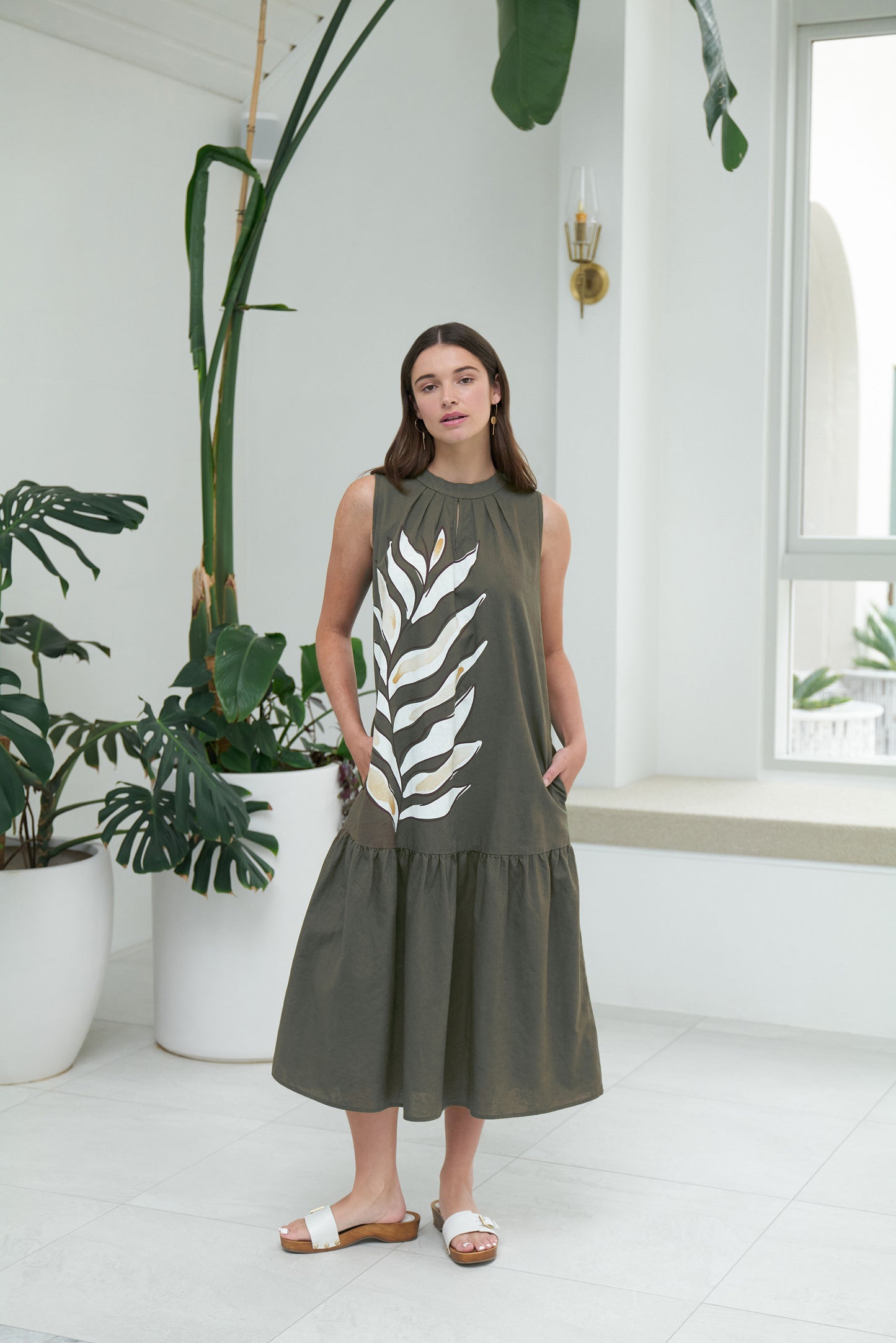 To The Max Dress FO8170 Palm Life - FOIL