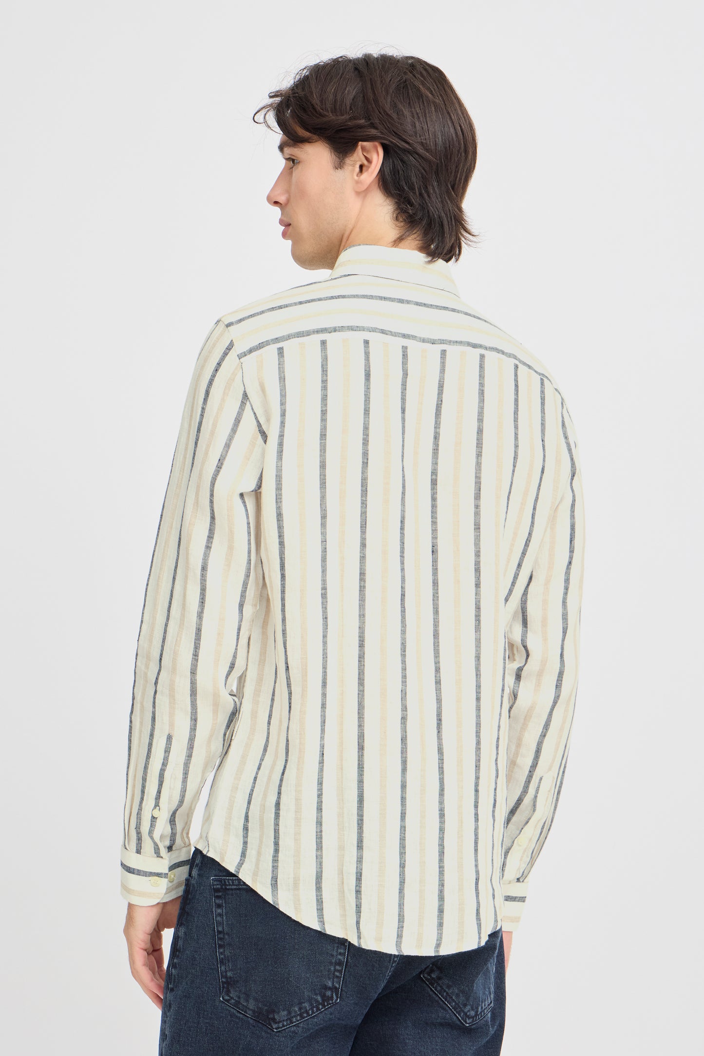 Button Linen Cotton Shirt 20505463 - CASUAL FRIDAYS