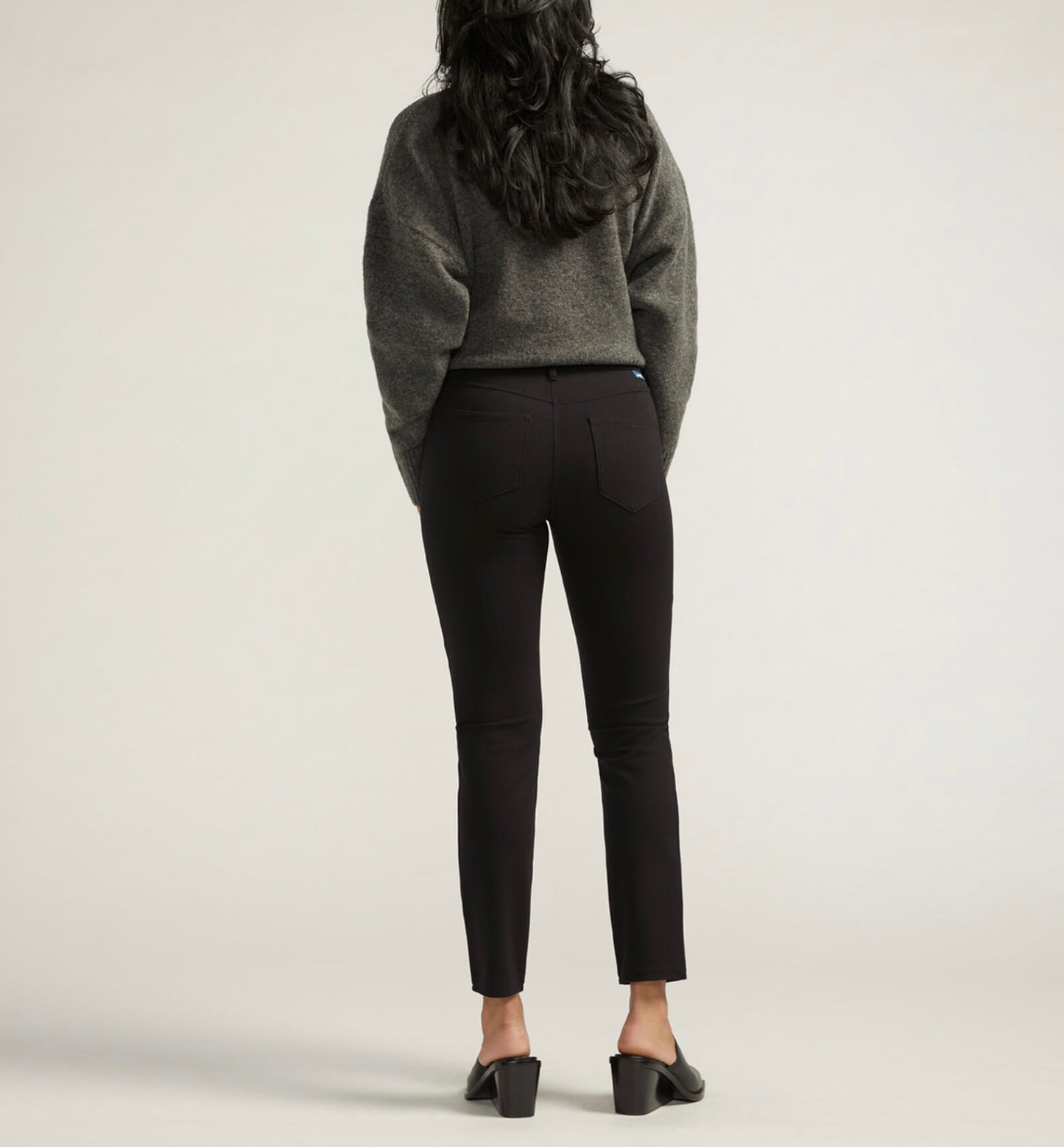 Cassie Mid Ris Slim Straight Ponte Pant - JAG