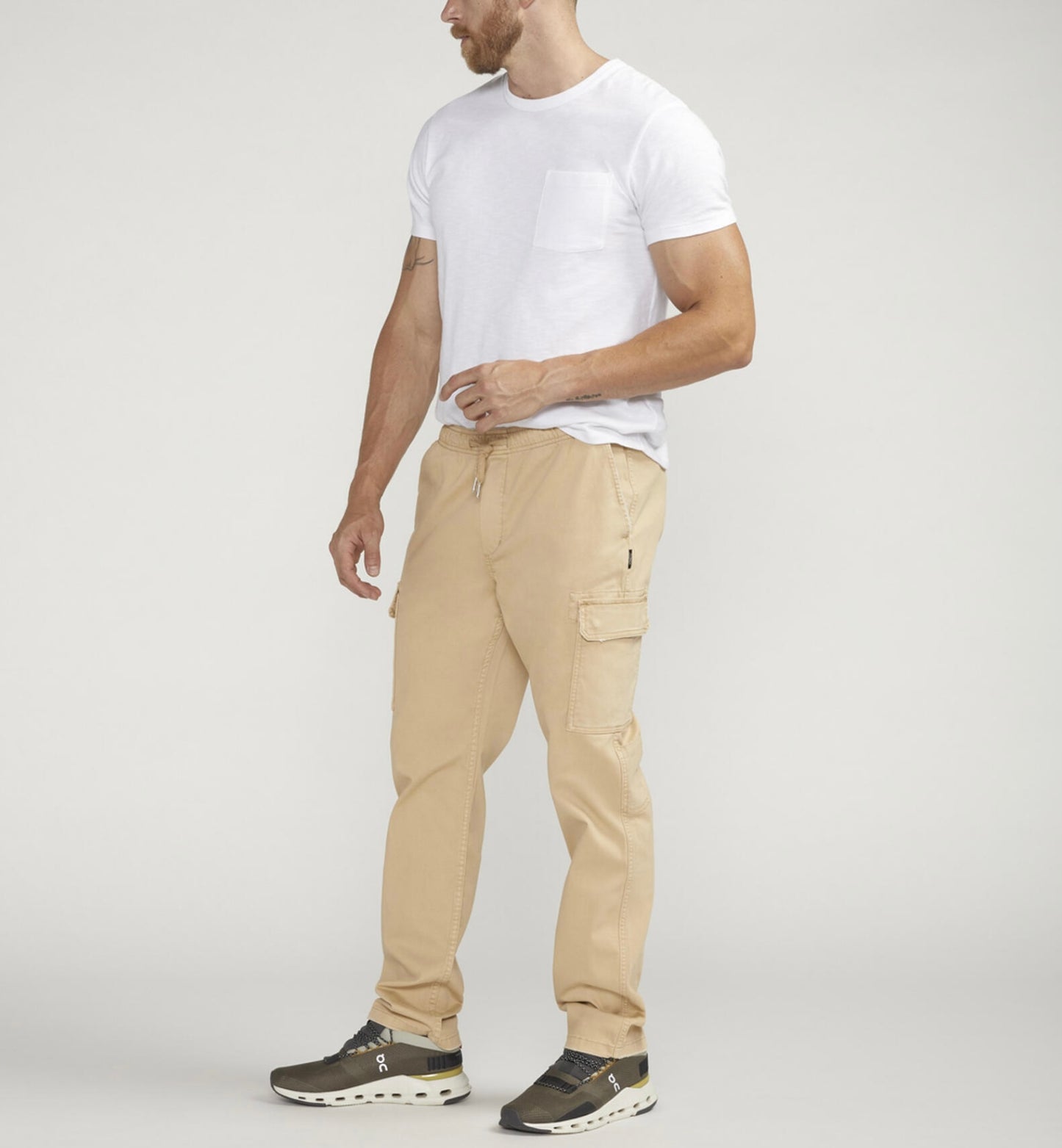 Pull-On Cargo Essential Twill Pant M32403CBT639 Silver Jeans