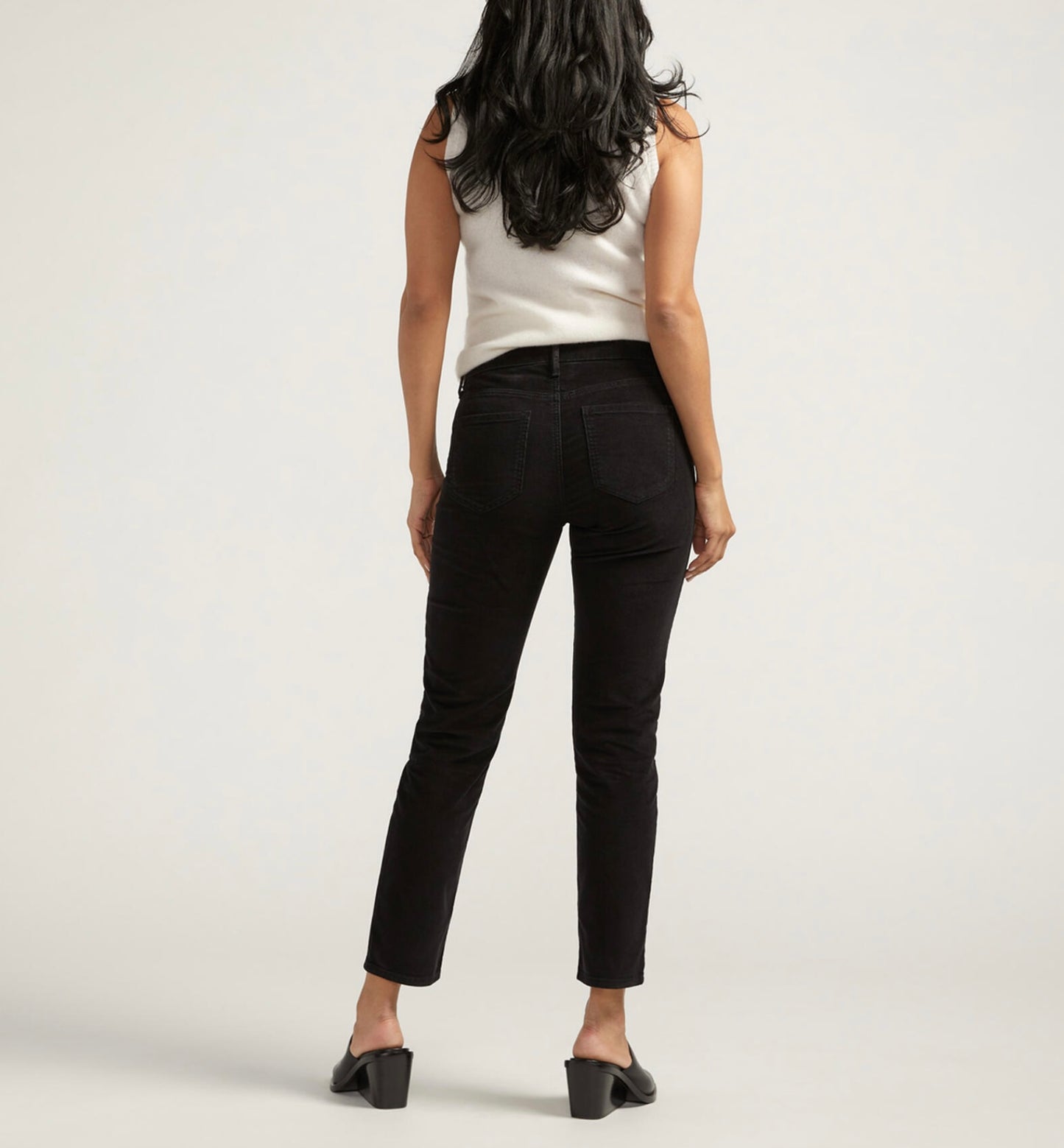 Cassie Mid Rise Slim Straight Leg Pants Corduroy J2940VSC624