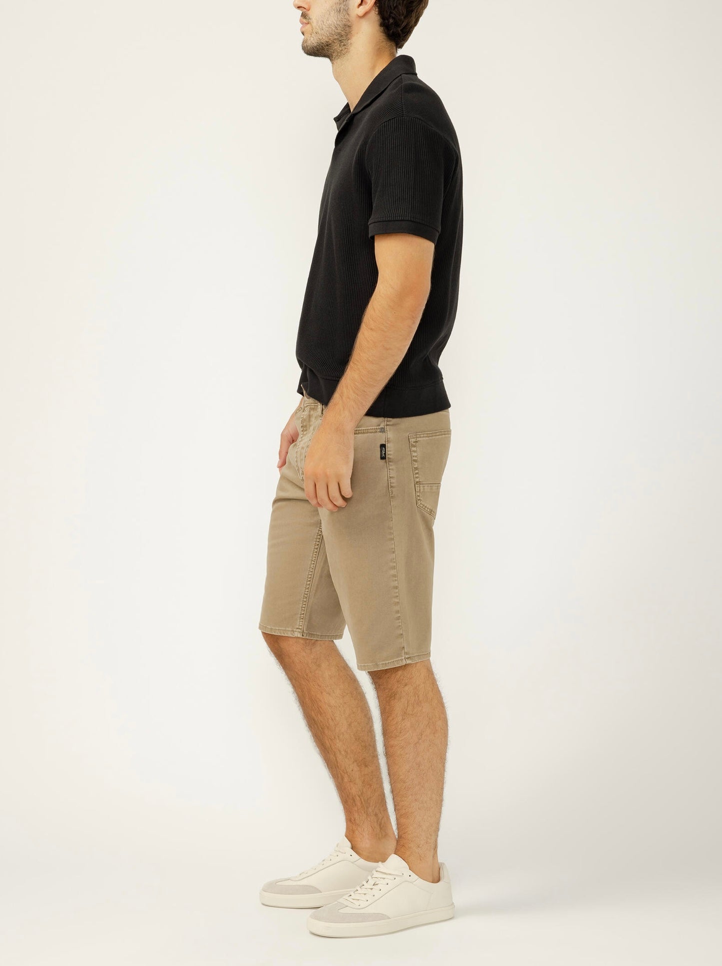 Zac Relaxed Fit Essential Twill Shorts M52402CBT675- Silver Jeans Co.