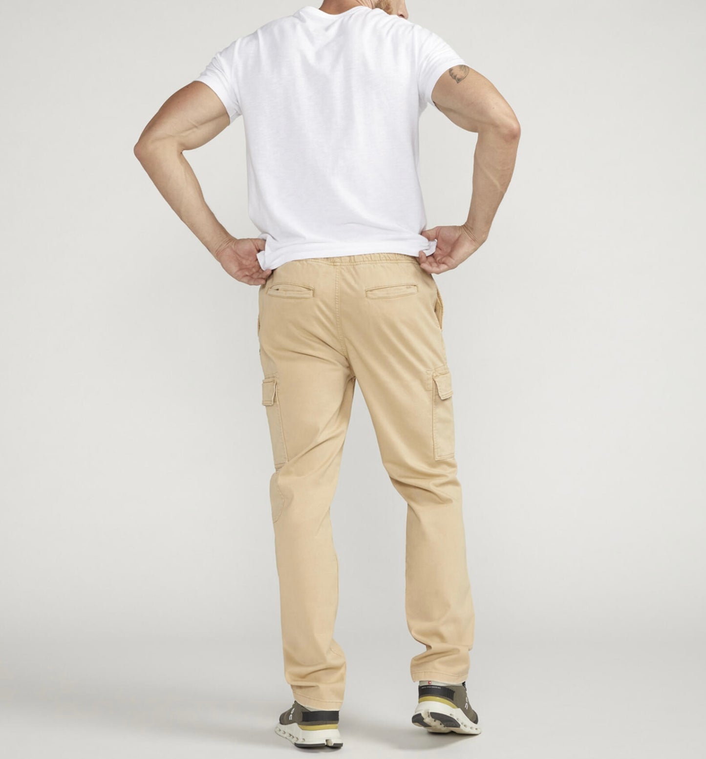 Pull-On Cargo Essential Twill Pant M32403CBT639 Silver Jeans