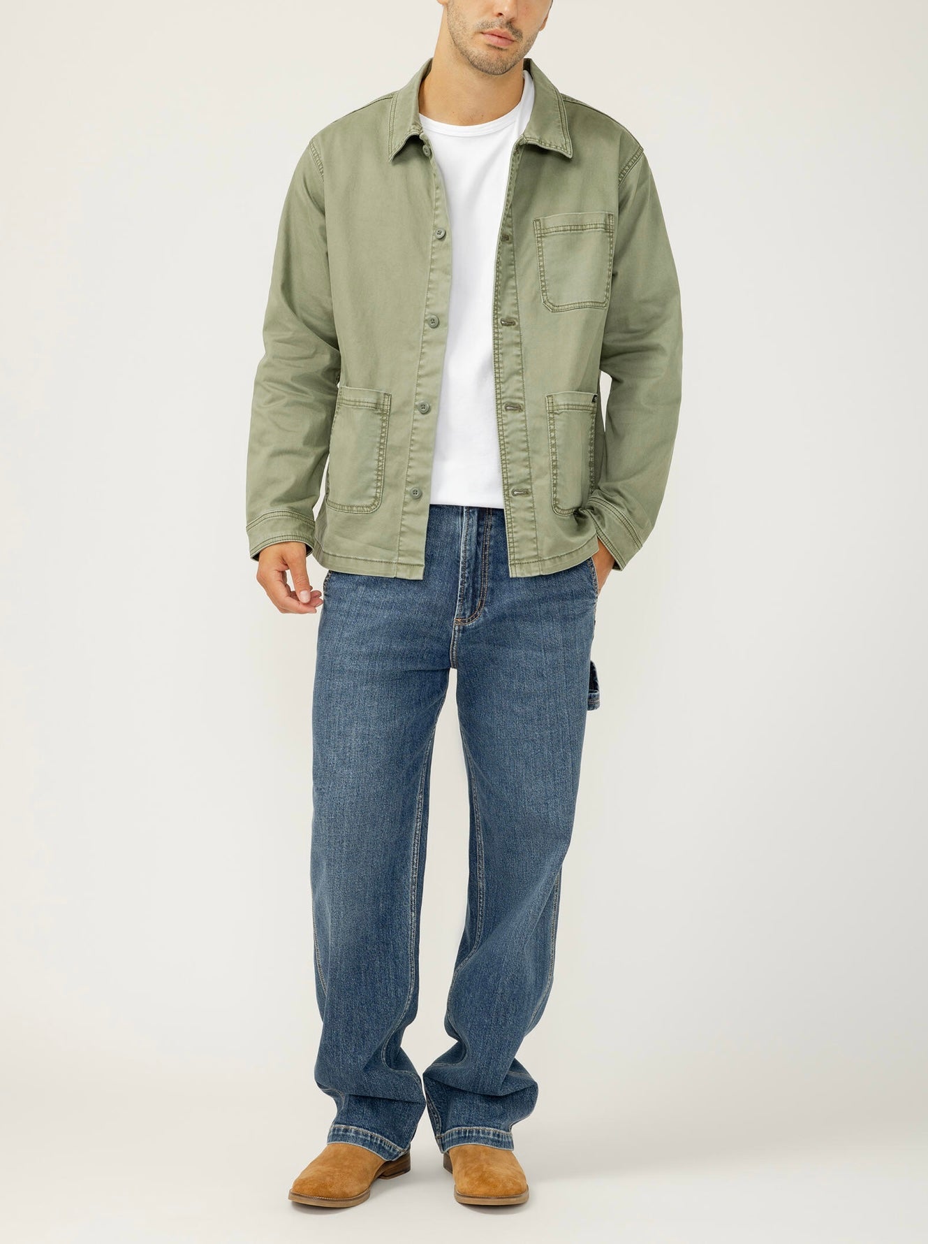 Essential Twill Chore Jacket MJ0028CBT675 - SilverJeans Co.