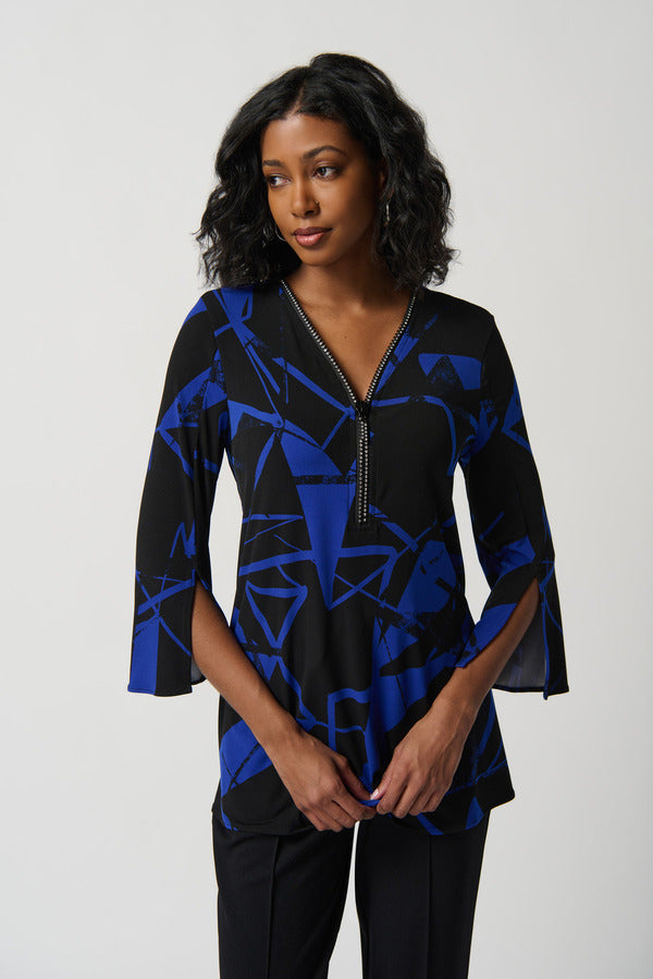 Three-quarter Sleeve Tunic Style 234279- Joseph Ribkoff