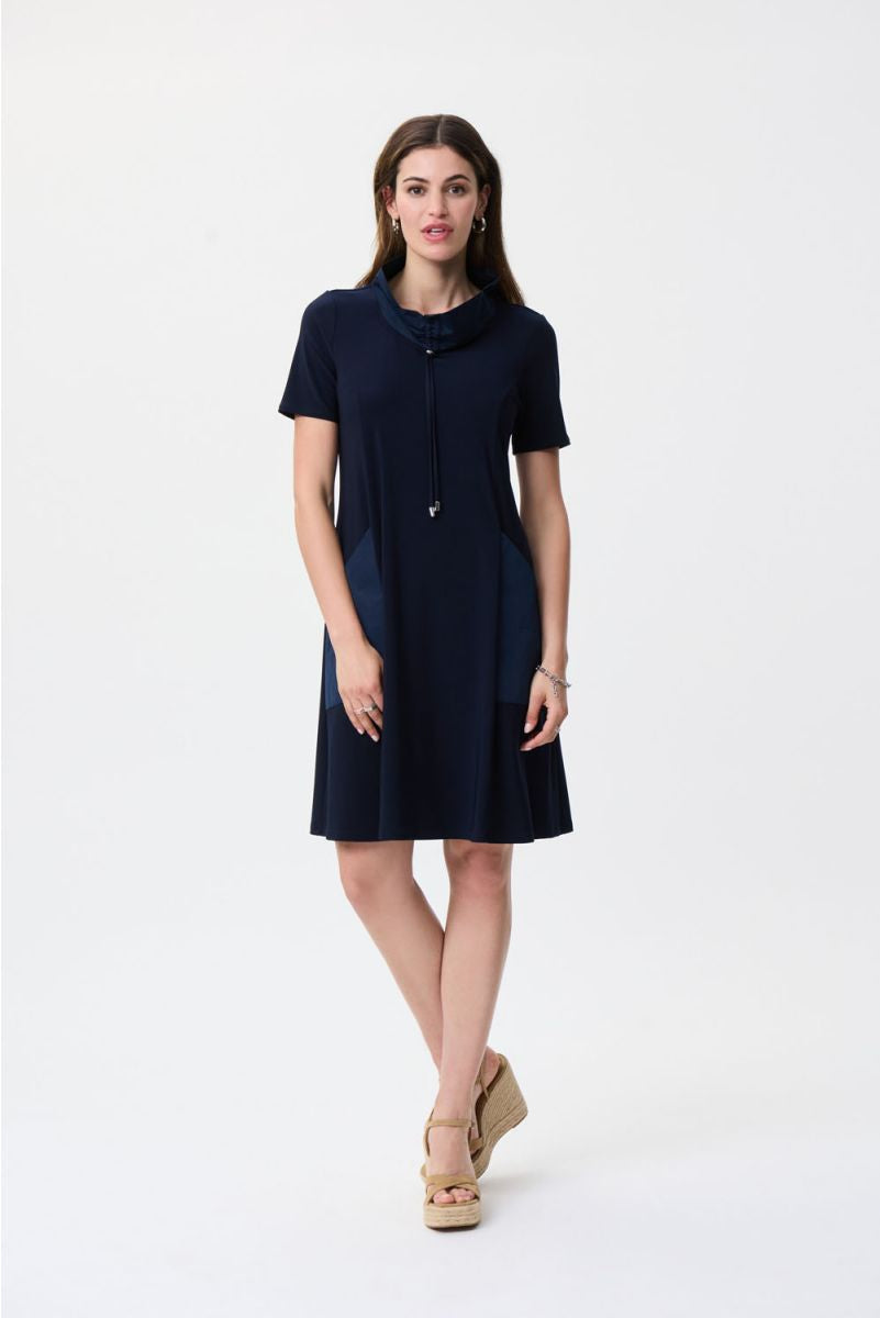 Drawstring Shirt Dress Style 231141 Joseph Ribkoff