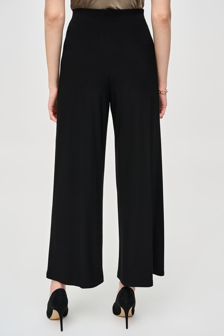 Silky Knit Wide-Leg Wrap Pants 243028 Joseph Ribkoff