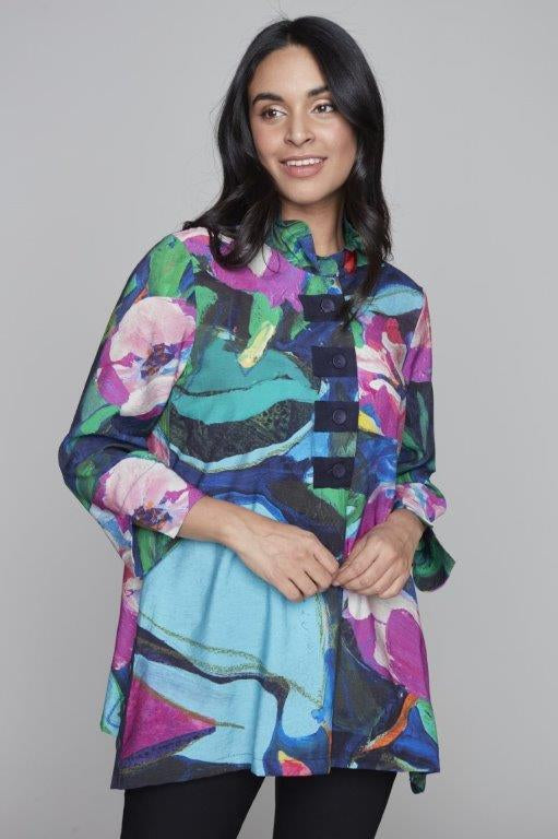 Woven Top Tunic 91711 - Clare Desjardins