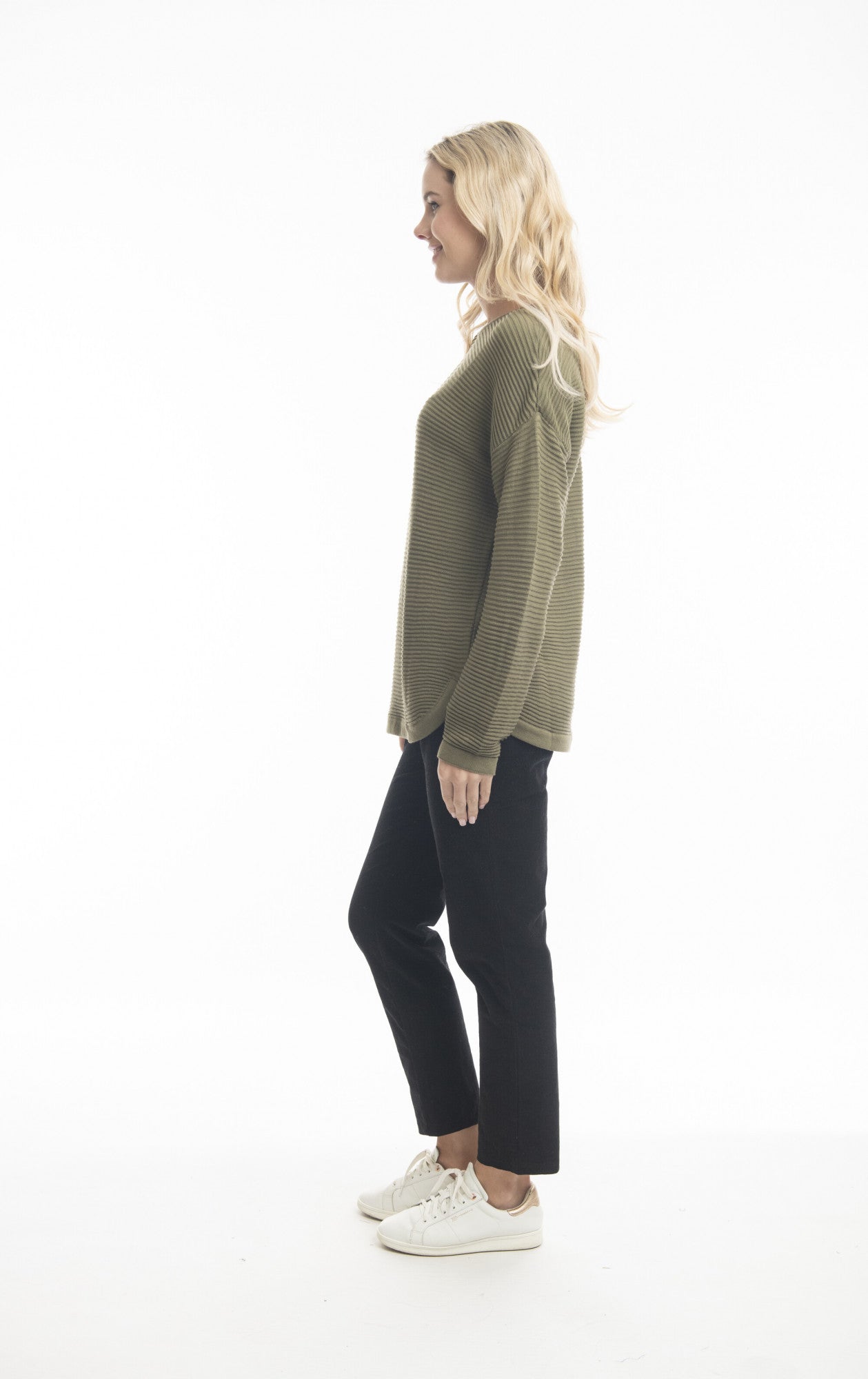 Ribbed Knit Jumper Style: 1253 - Orientique