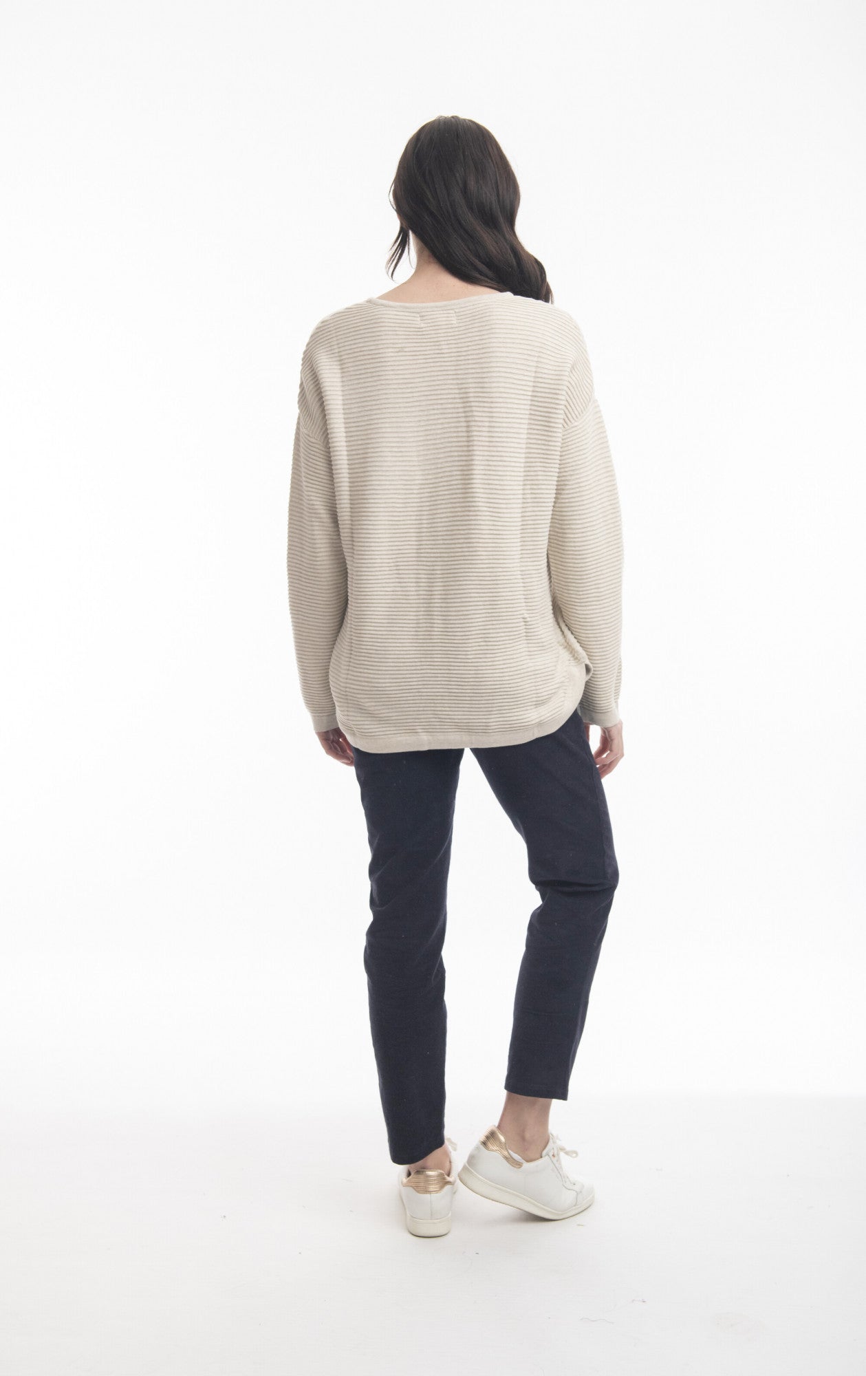 Ribbed Knit Jumper Style: 1253 - Orientique