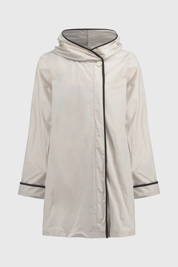 Memory Hooded Trapeze Coat 251184 Joseph Ribkoff