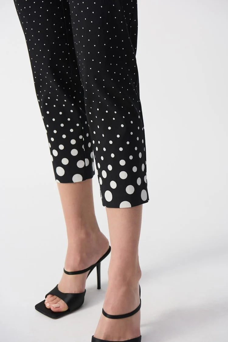 Millennium Dot Print Straight Pants 251223 Joseph Ribkoff