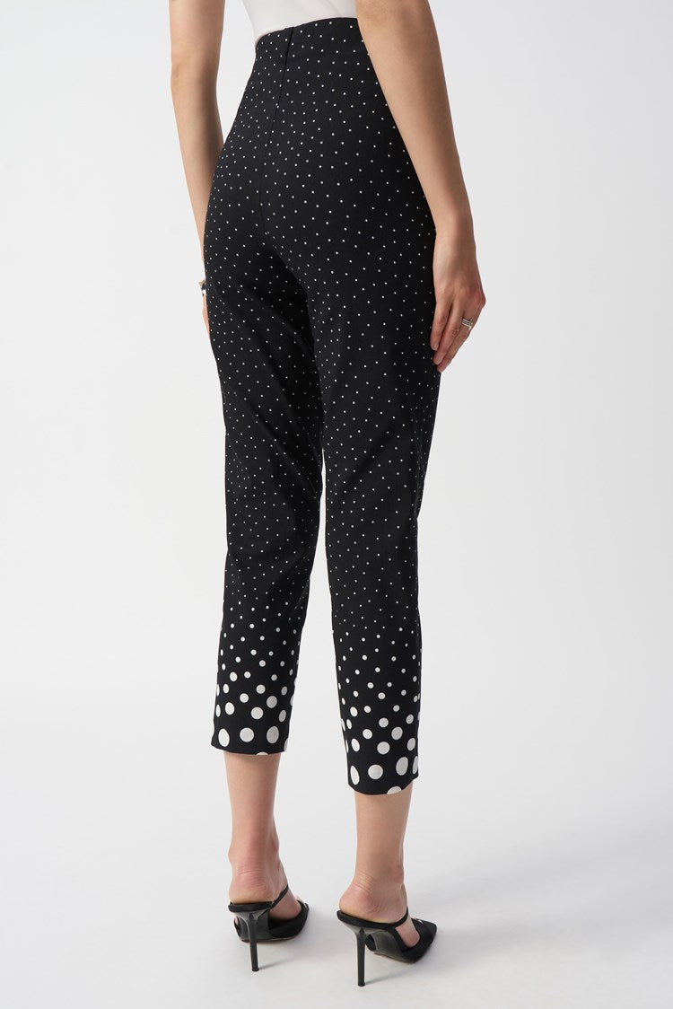 Millennium Dot Print Straight Pants 251223 Joseph Ribkoff