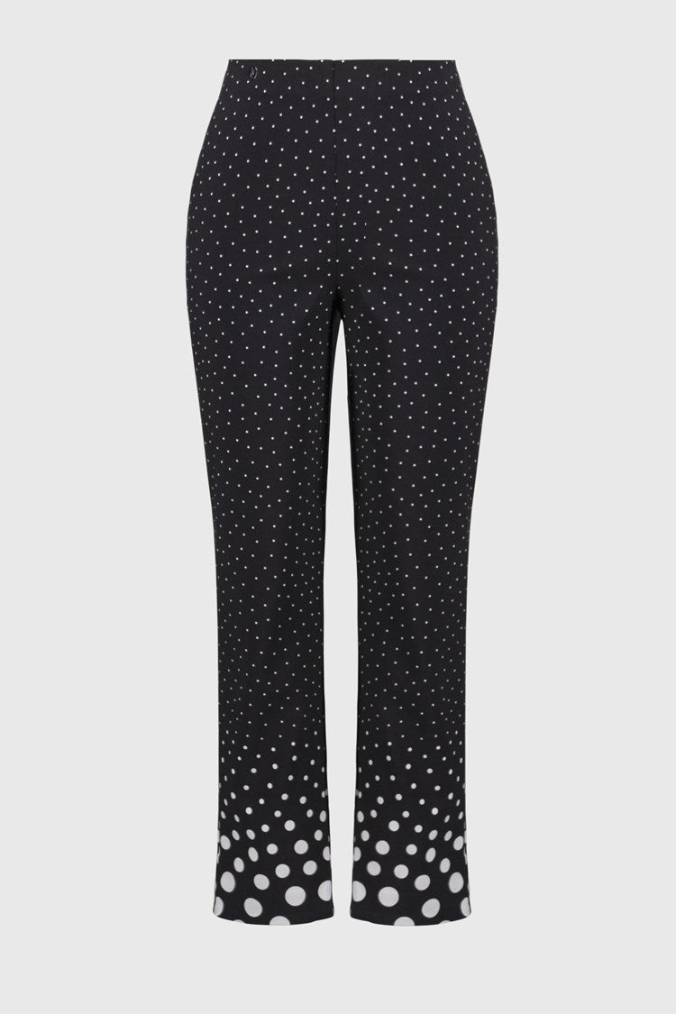 Millennium Dot Print Straight Pants 251223 Joseph Ribkoff