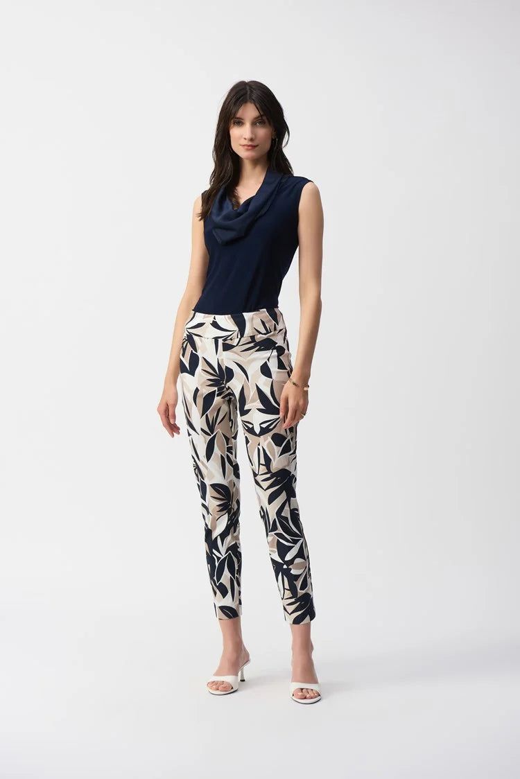 Millennium Tropical Print Slim Fit Pants 251001 Joseph Ribkoff