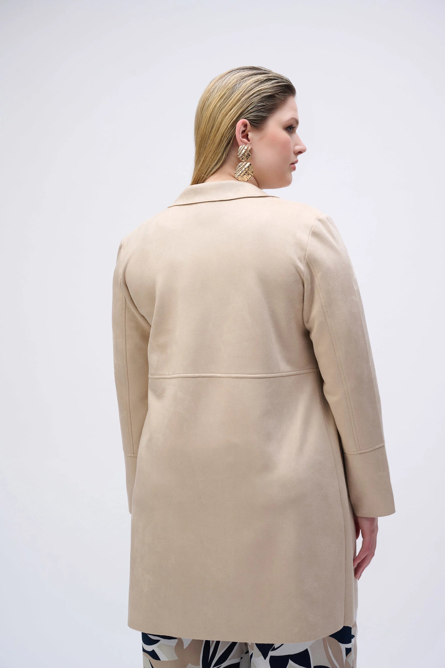 Scuba Suede Straight Jacket 251941 - Joseph Ribkoff