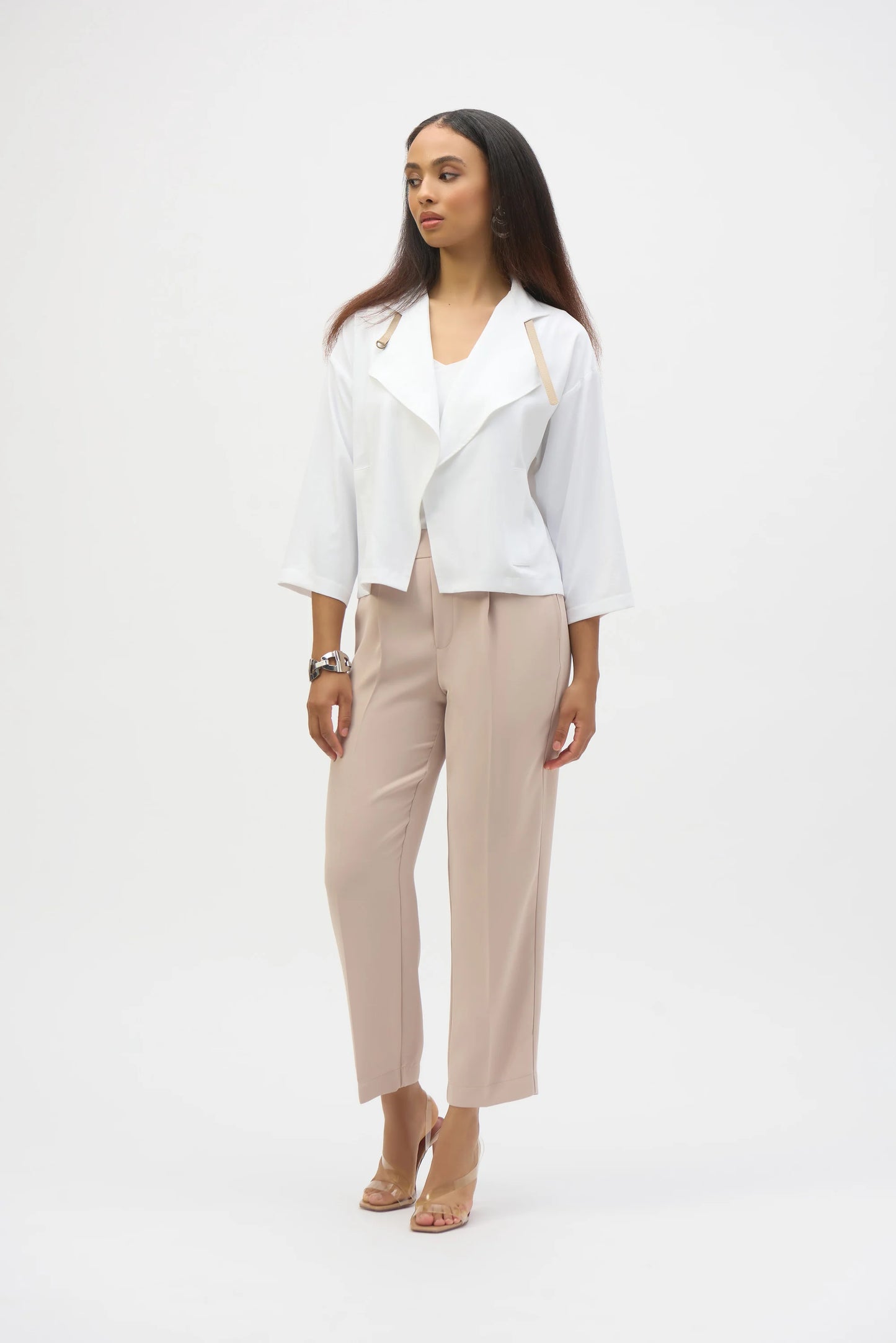 Eggshell Boxy Cover-Up 252149 - Joseph Ribkoff