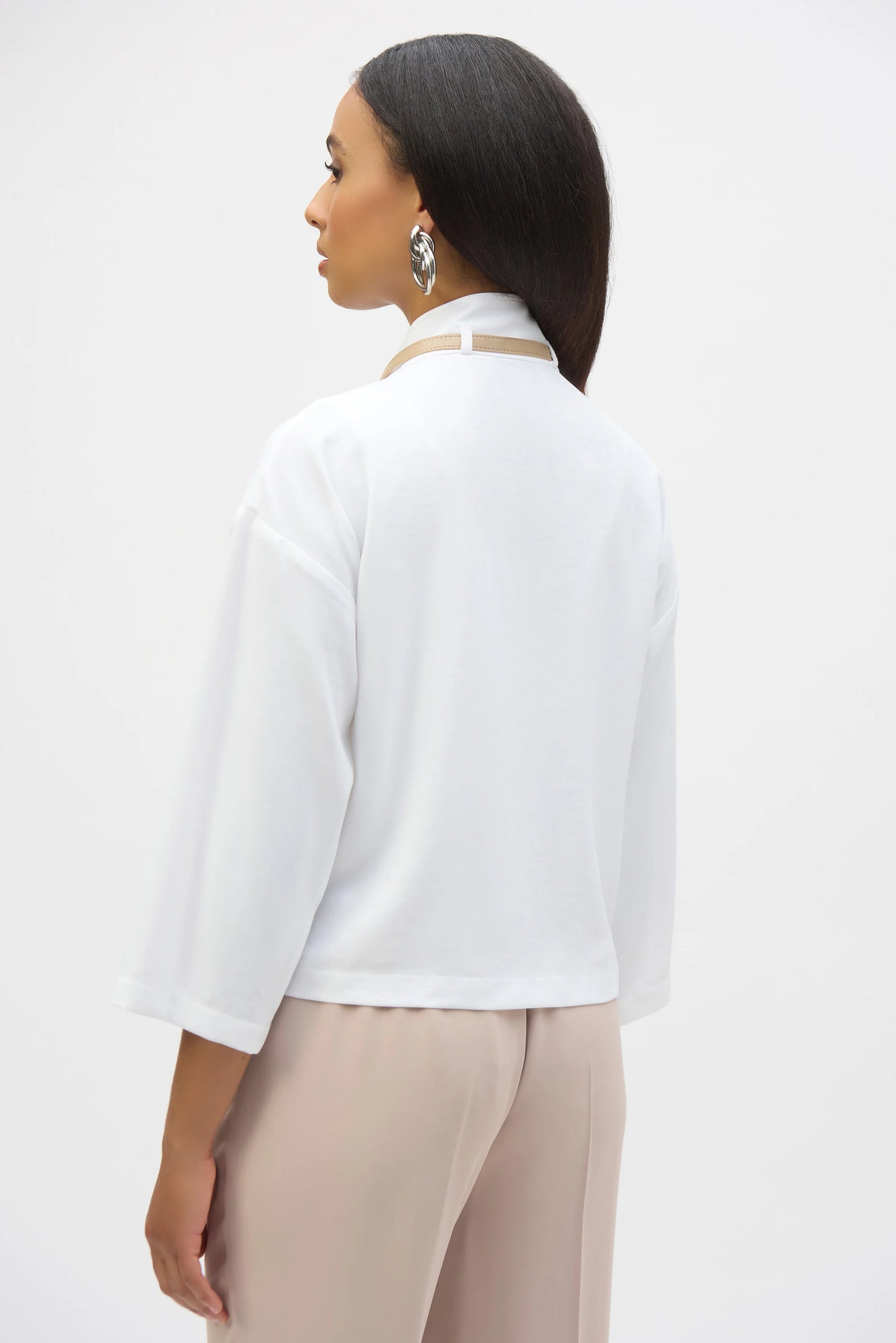 Eggshell Boxy Cover-Up 252149 - Joseph Ribkoff