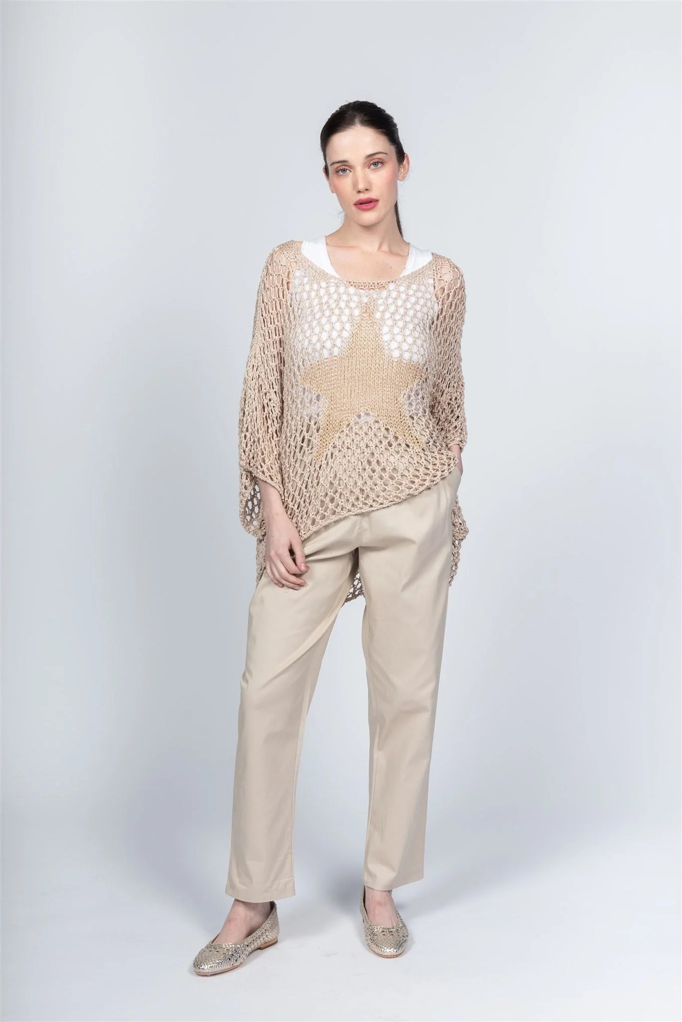 Pants with Belt LX38551 - Pablo Tricot