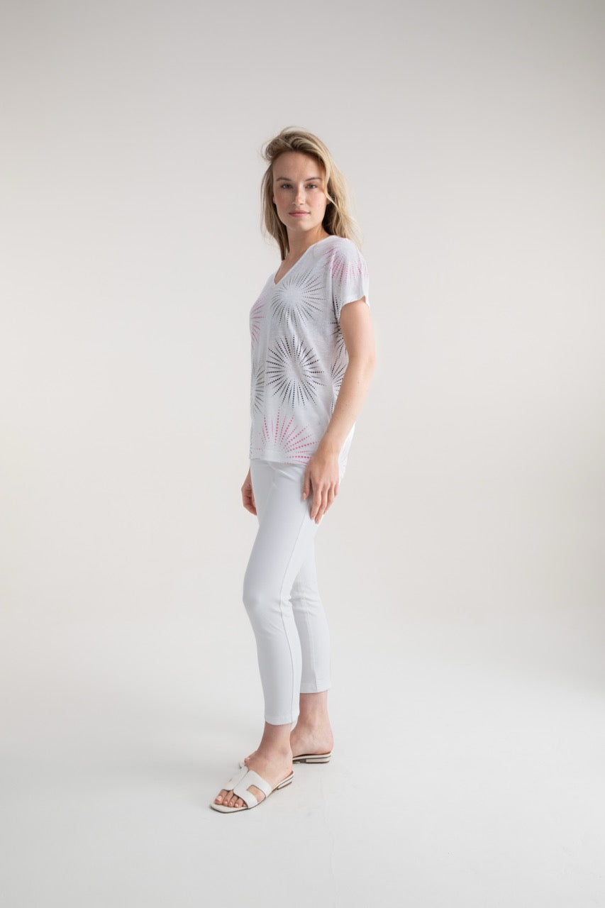 Top T-shirt 7848 MARBLE