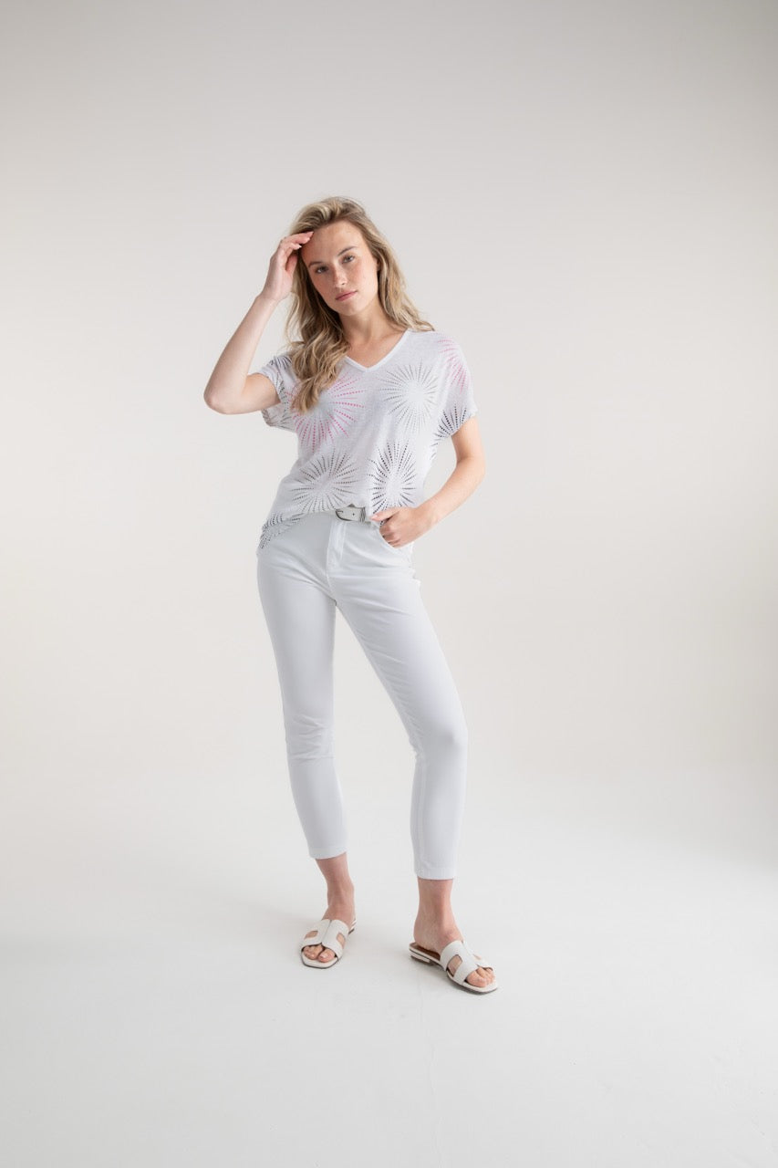Top T-shirt 7848 MARBLE