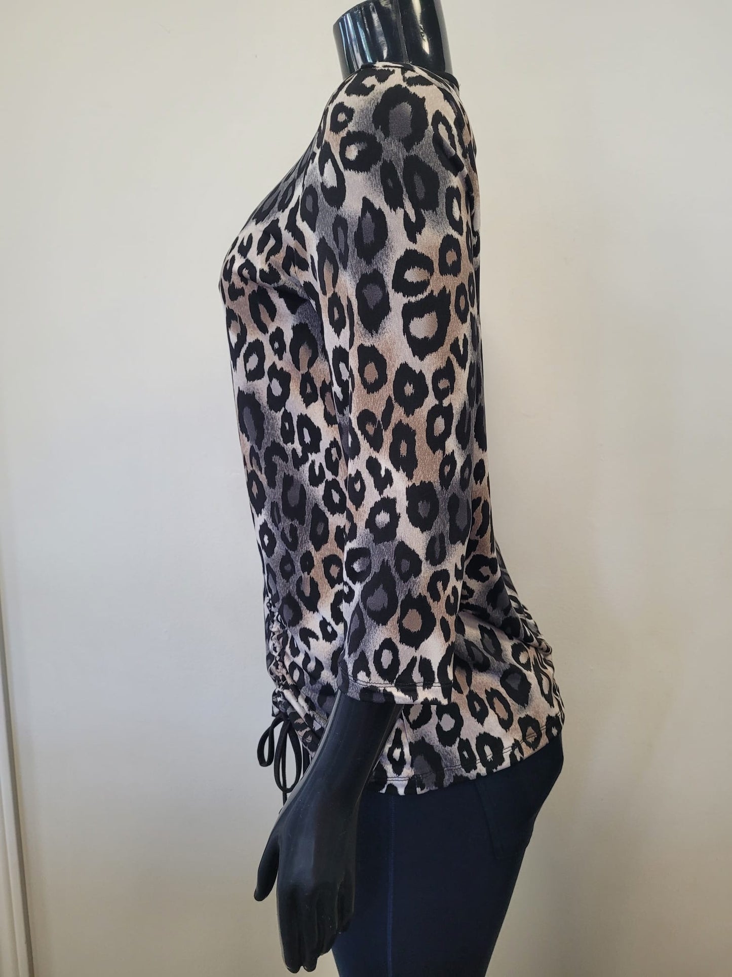 Large Leopard Print Top -8735