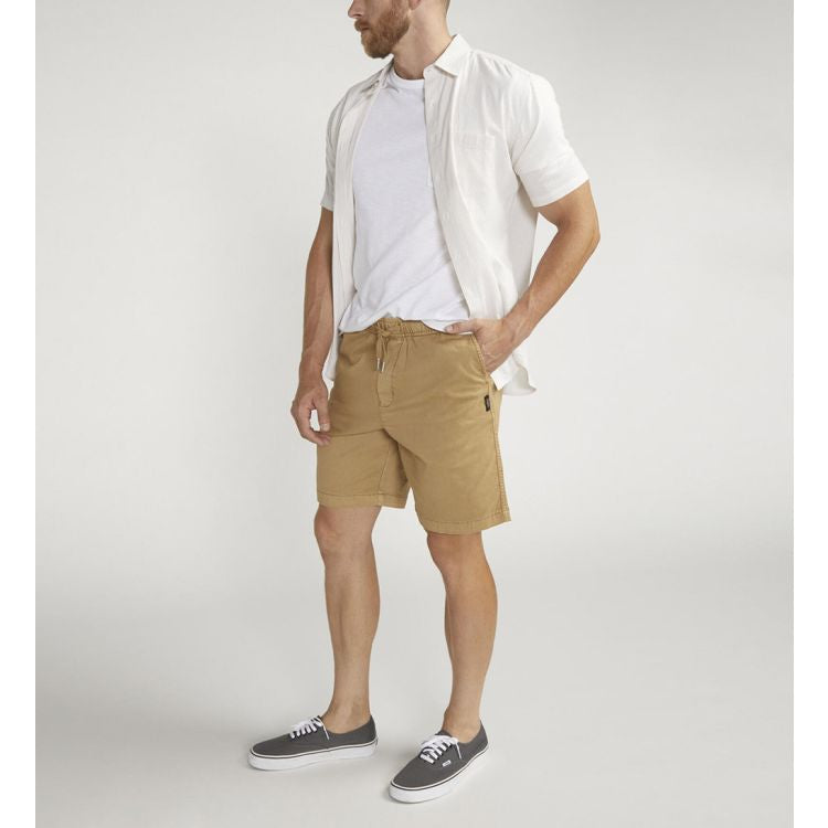 Pull-On Chino Short M52155CBT639 - Silver Jeans Co.
