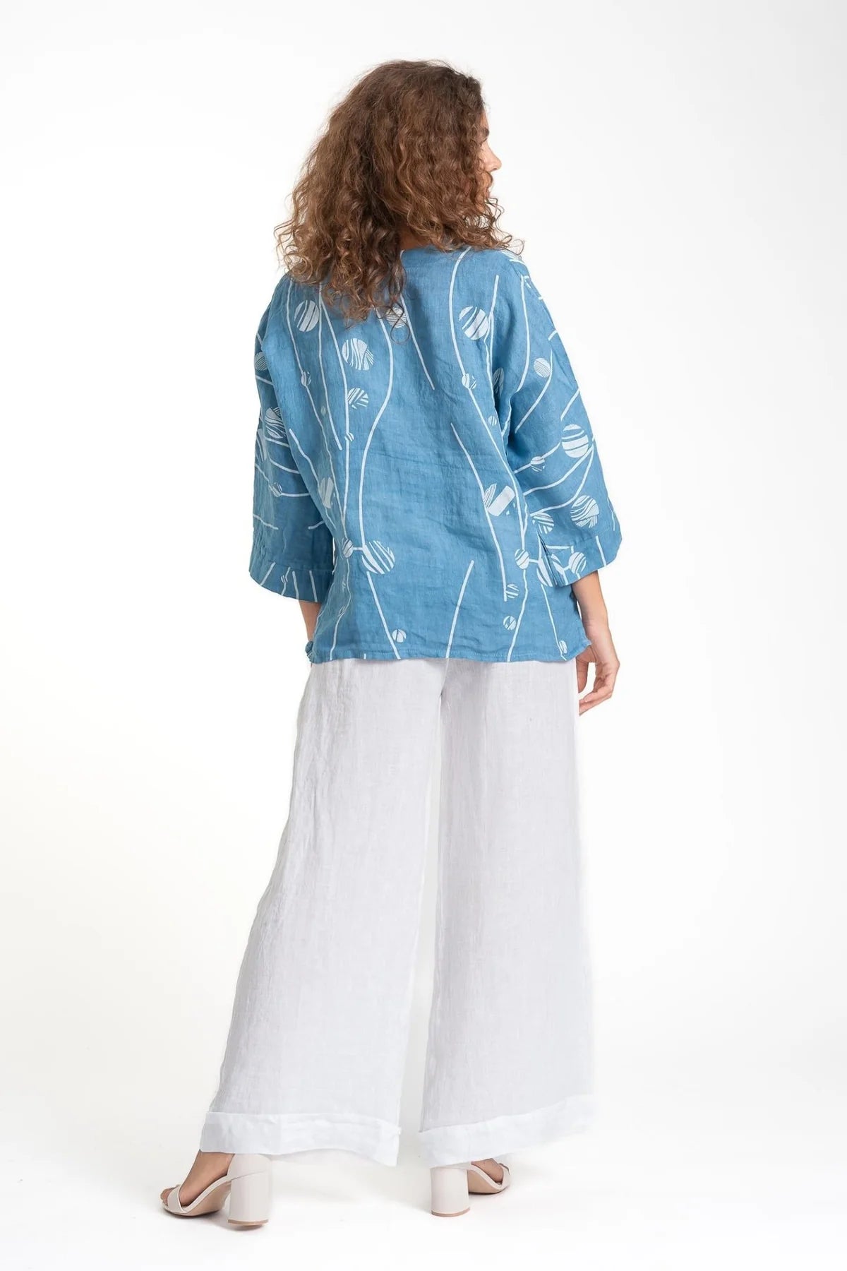 French Linen Top TP1552P-185 Avio - Linen Luv