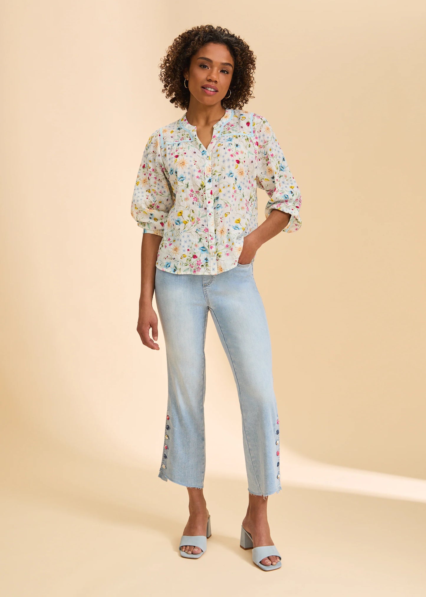 Pull-On Boot Crop Denim, Blue Eclipse 2989669-BLUEC-0 - French Dressing Jeans